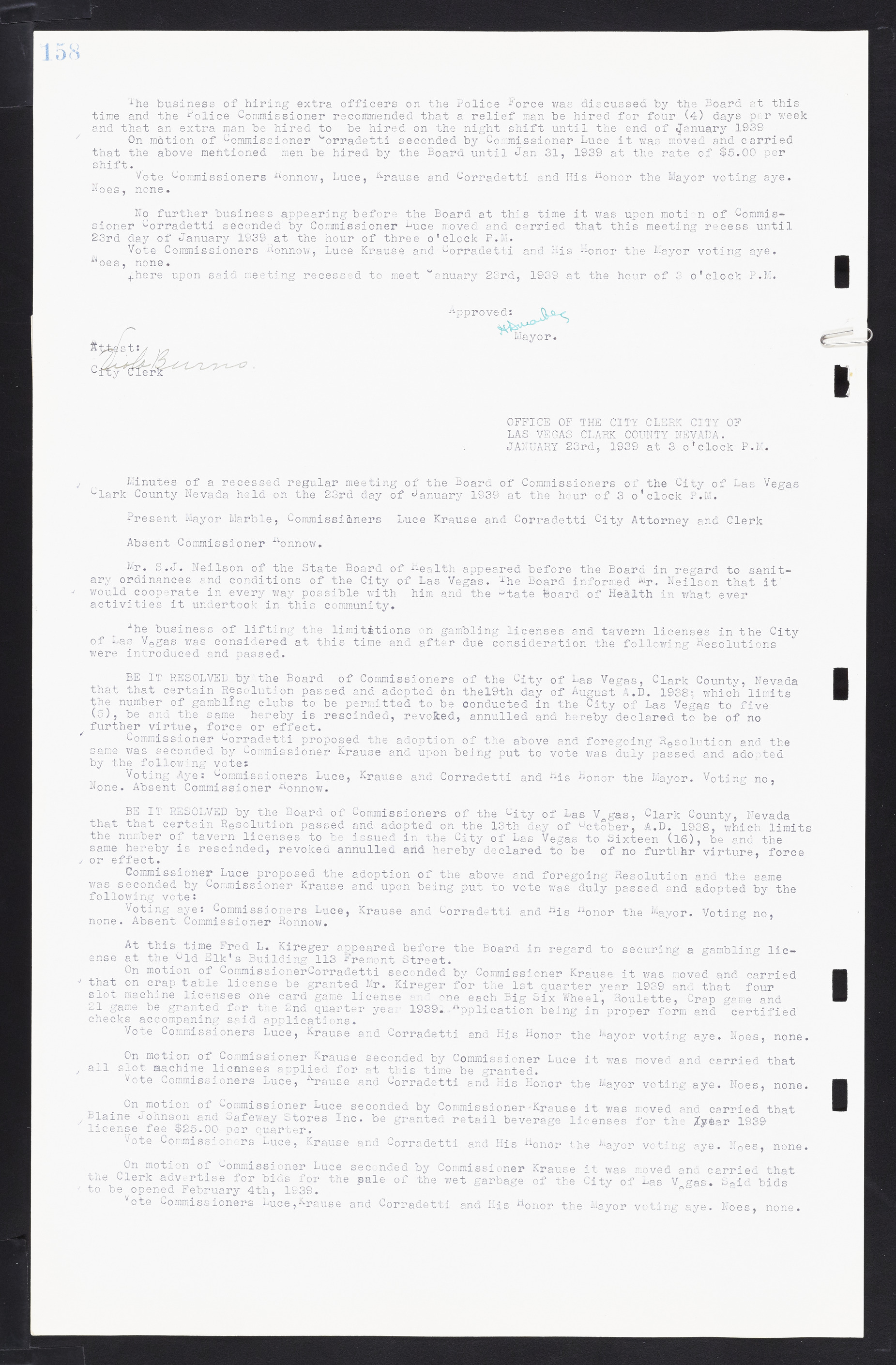 Las Vegas City Commission Minutes, February 17, 1937 to August 4, 1942, lvc000004-174