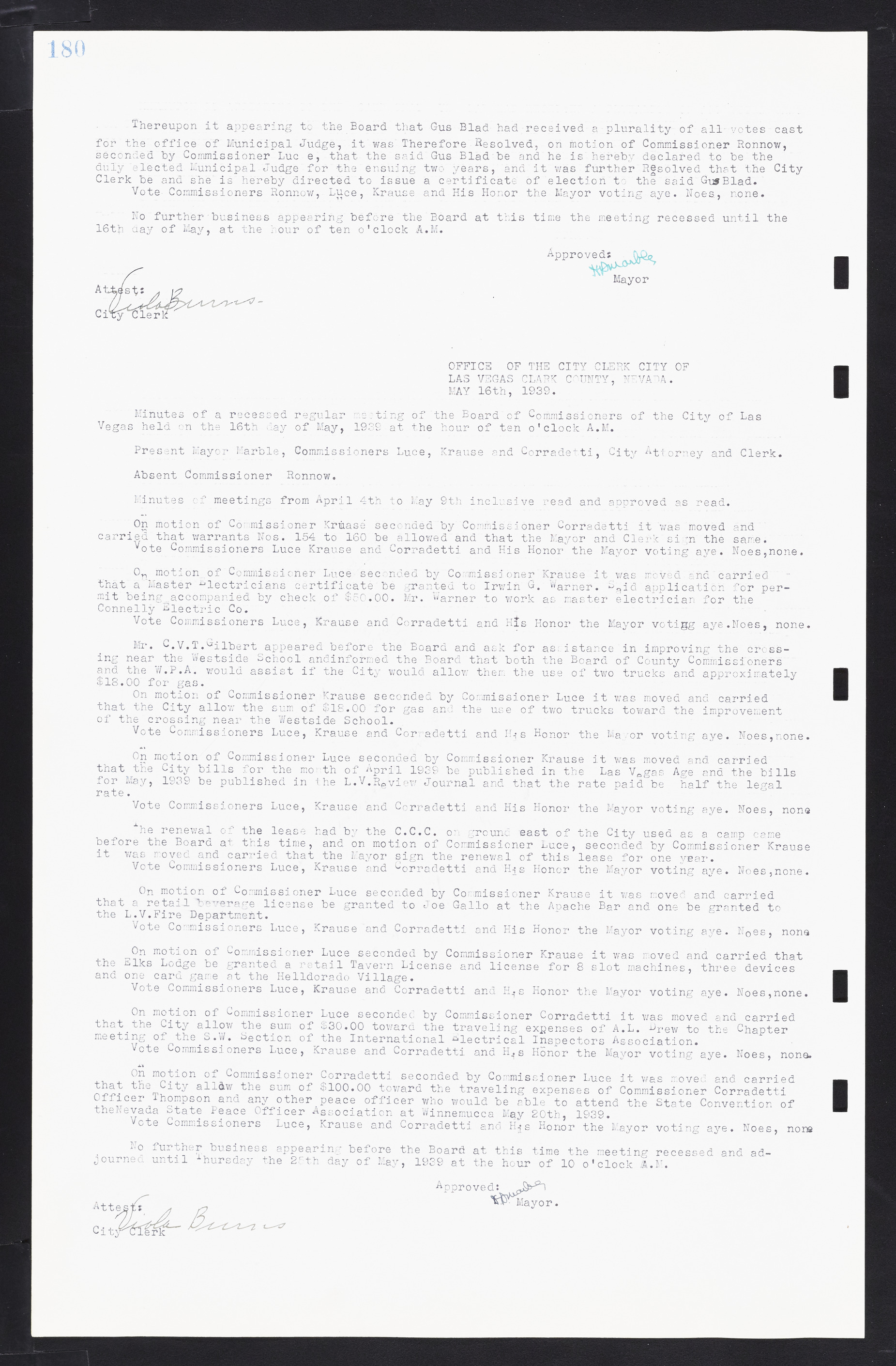 Las Vegas City Commission Minutes, February 17, 1937 to August 4, 1942, lvc000004-196