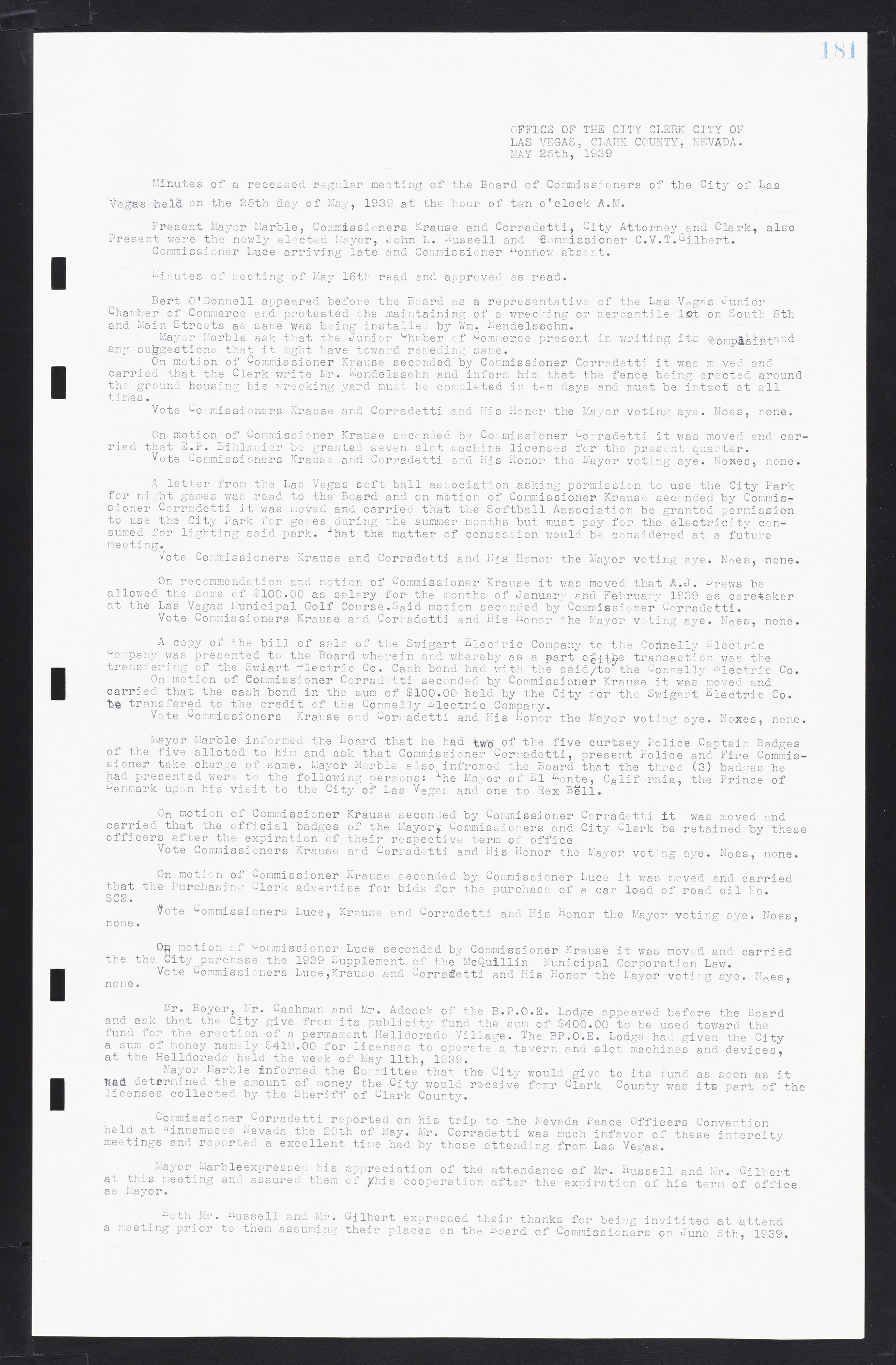 Las Vegas City Commission Minutes, February 17, 1937 to August 4, 1942, lvc000004-197