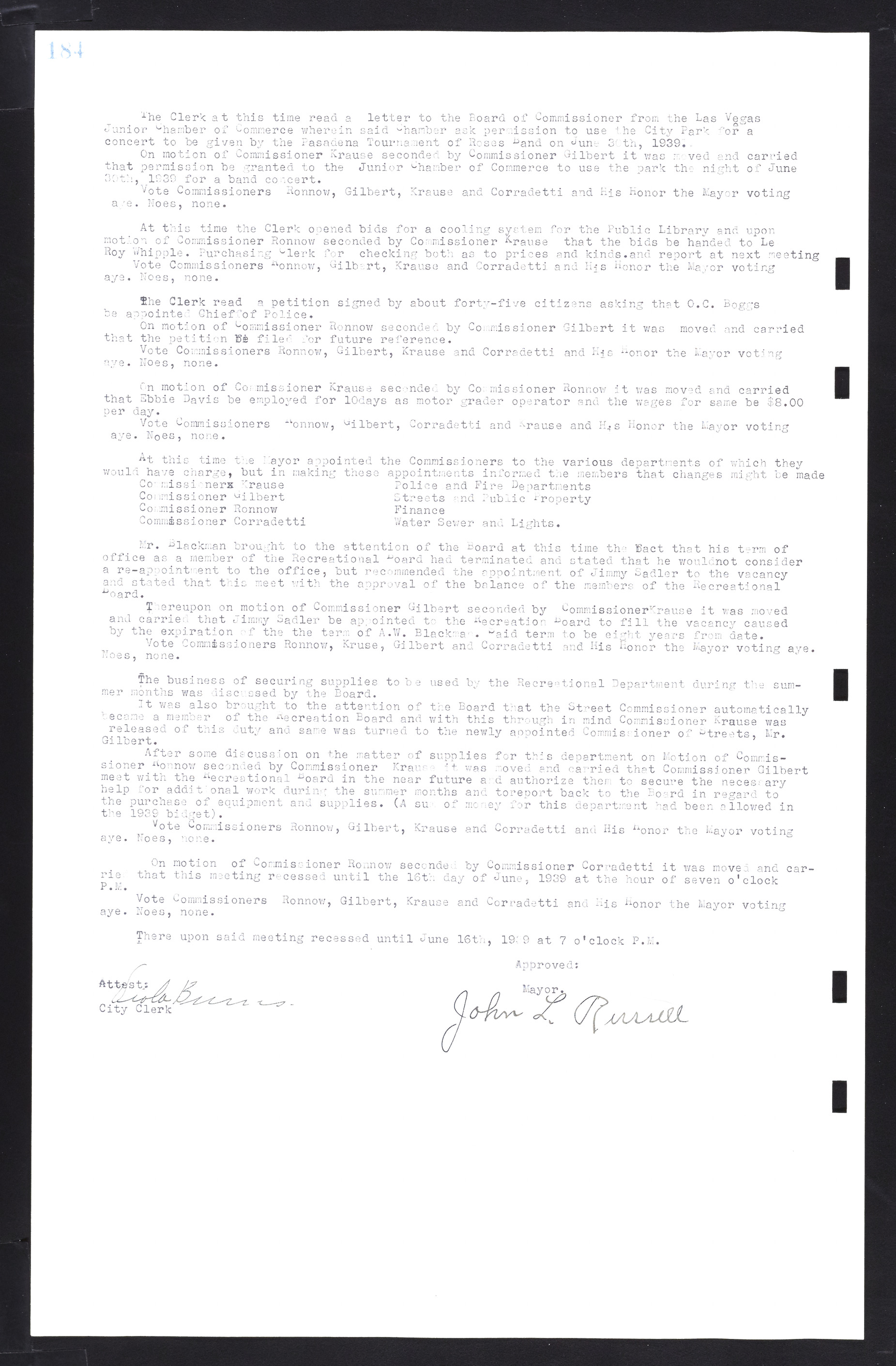 Las Vegas City Commission Minutes, February 17, 1937 to August 4, 1942, lvc000004-200