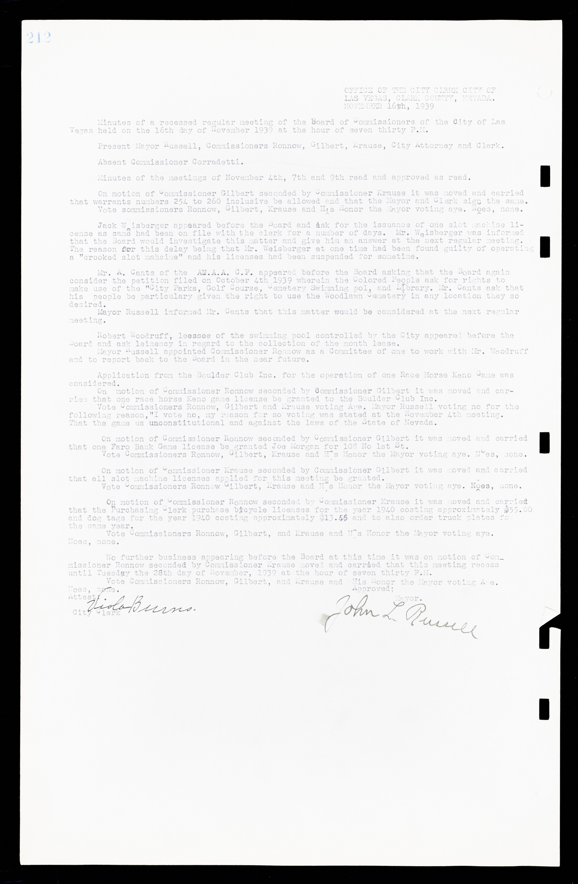 Las Vegas City Commission Minutes, February 17, 1937 to August 4, 1942, lvc000004-230