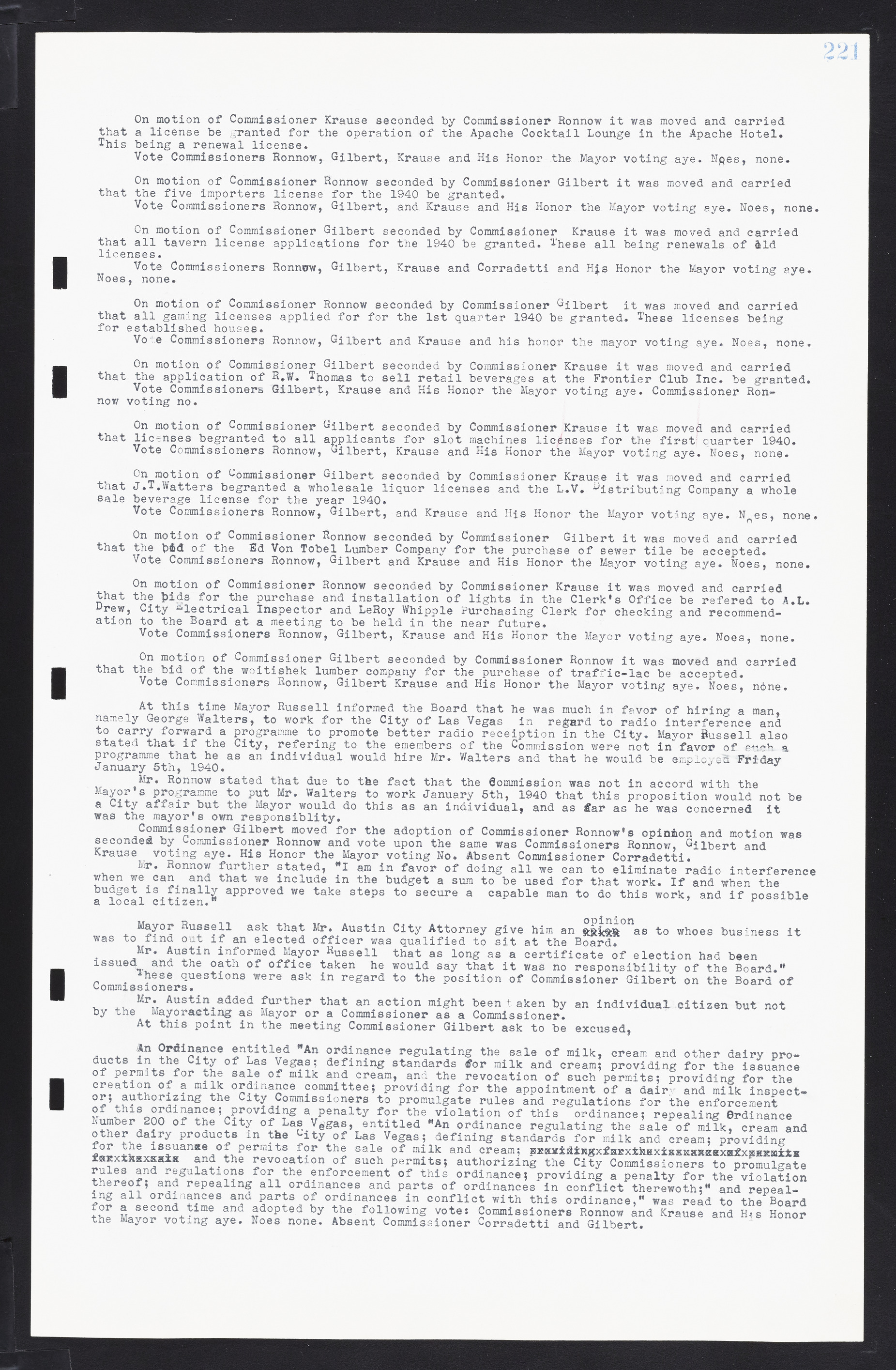 Las Vegas City Commission Minutes, February 17, 1937 to August 4, 1942, lvc000004-241