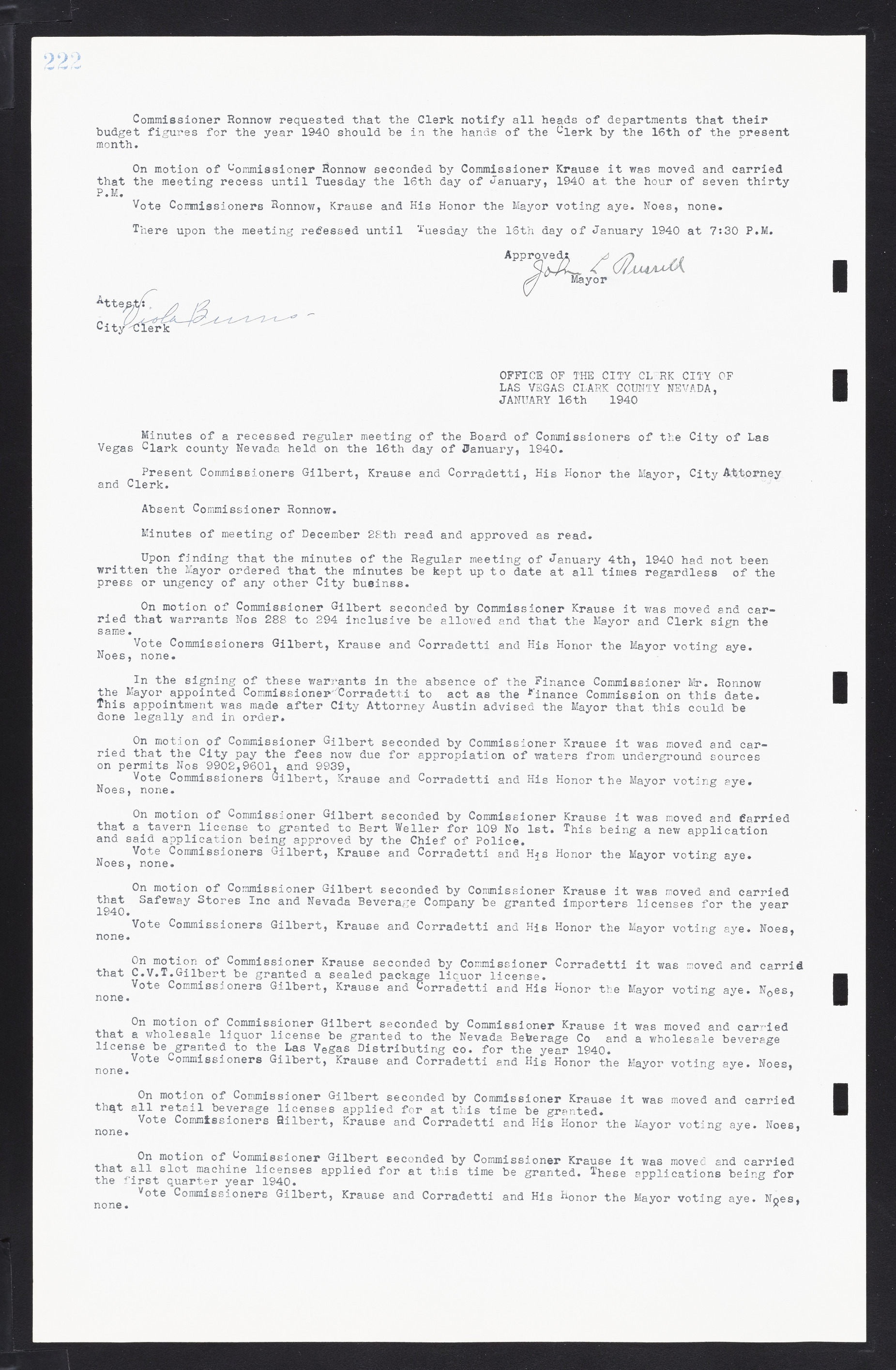 Las Vegas City Commission Minutes, February 17, 1937 to August 4, 1942, lvc000004-242