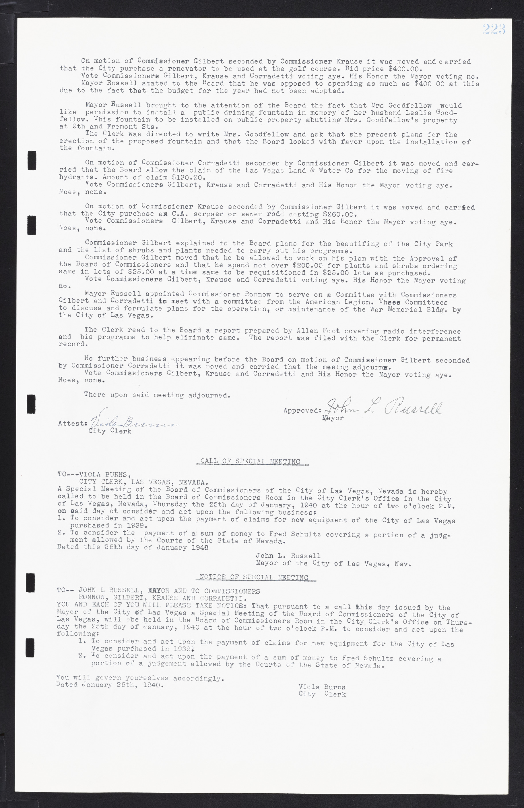 Las Vegas City Commission Minutes, February 17, 1937 to August 4, 1942, lvc000004-243