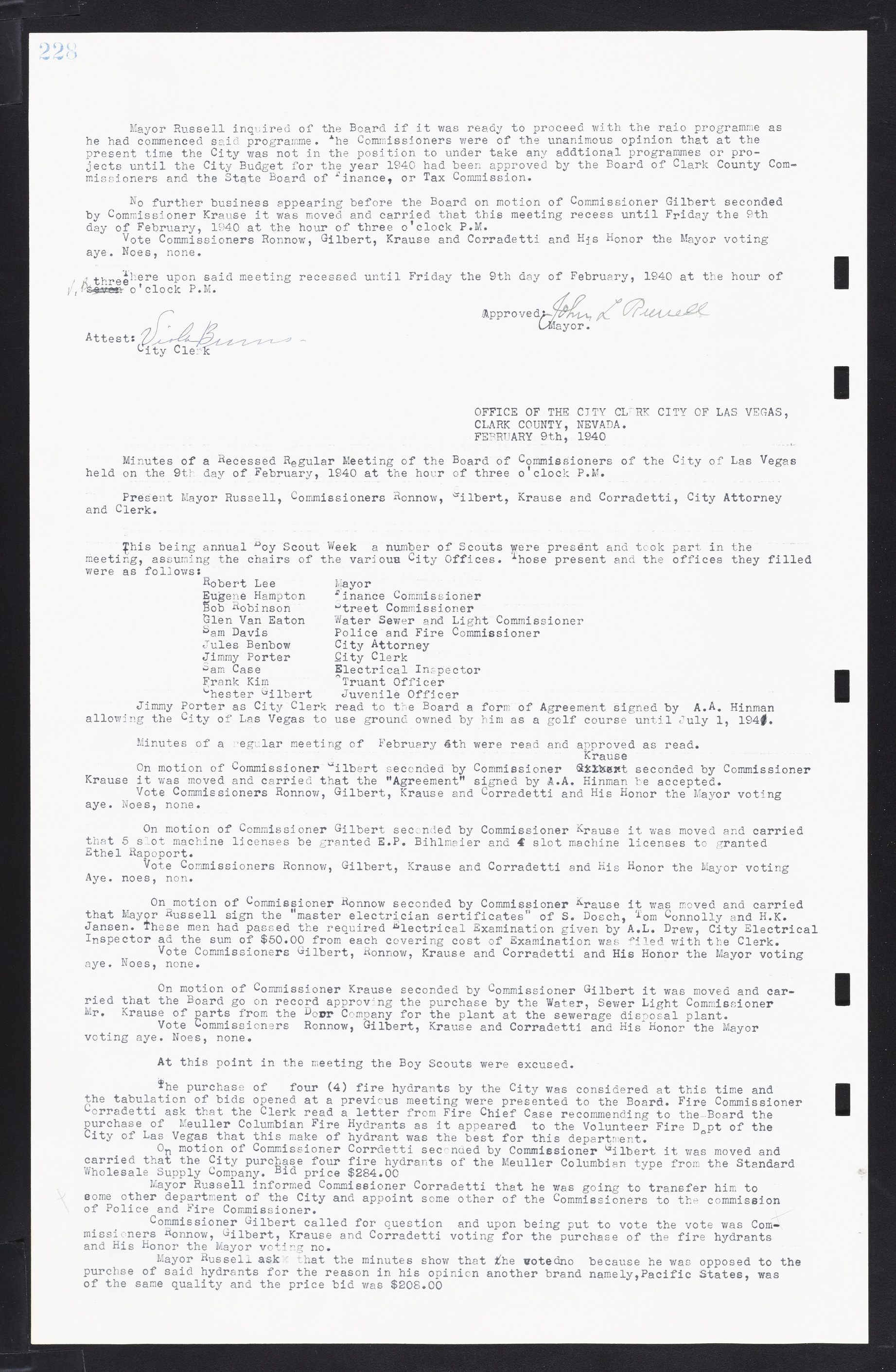 Las Vegas City Commission Minutes, February 17, 1937 to August 4, 1942, lvc000004-248