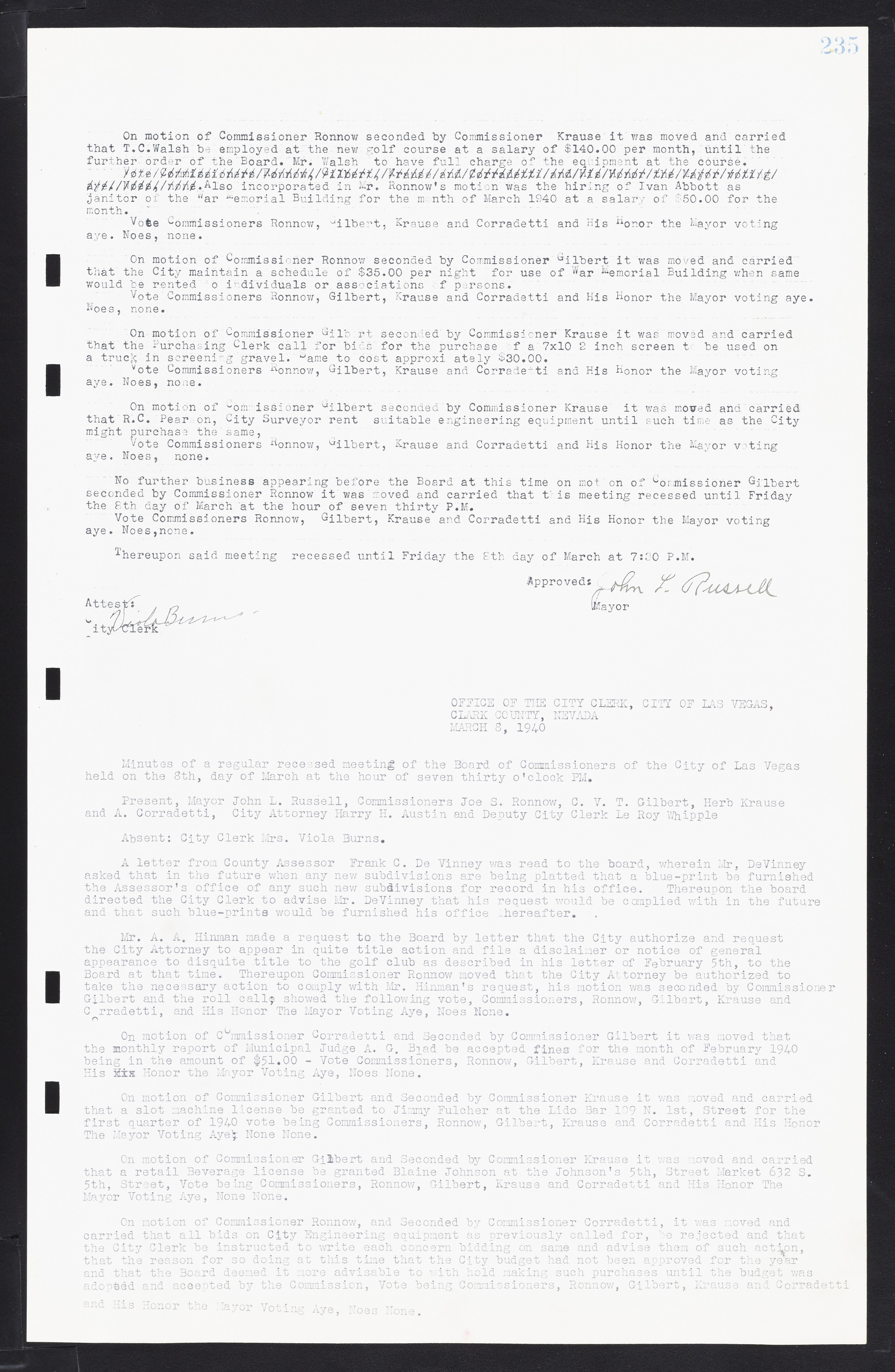 Las Vegas City Commission Minutes, February 17, 1937 to August 4, 1942, lvc000004-255