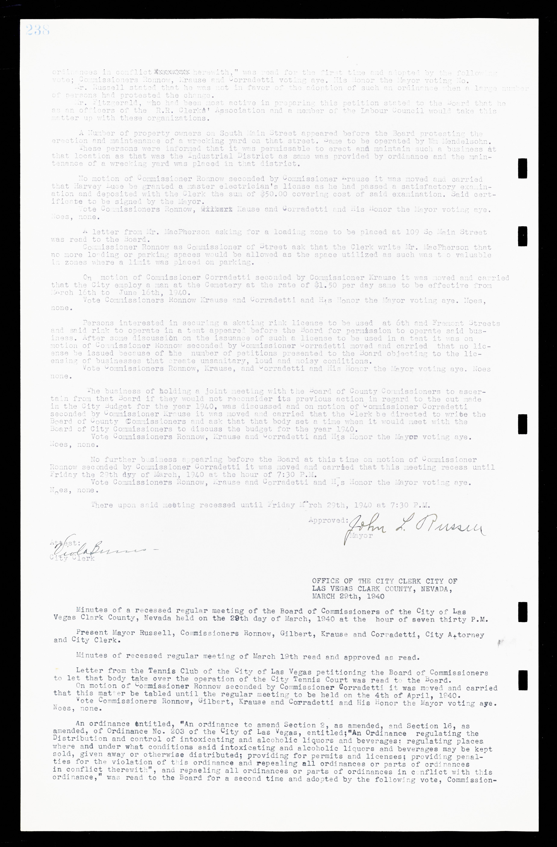 Las Vegas City Commission Minutes, February 17, 1937 to August 4, 1942, lvc000004-258
