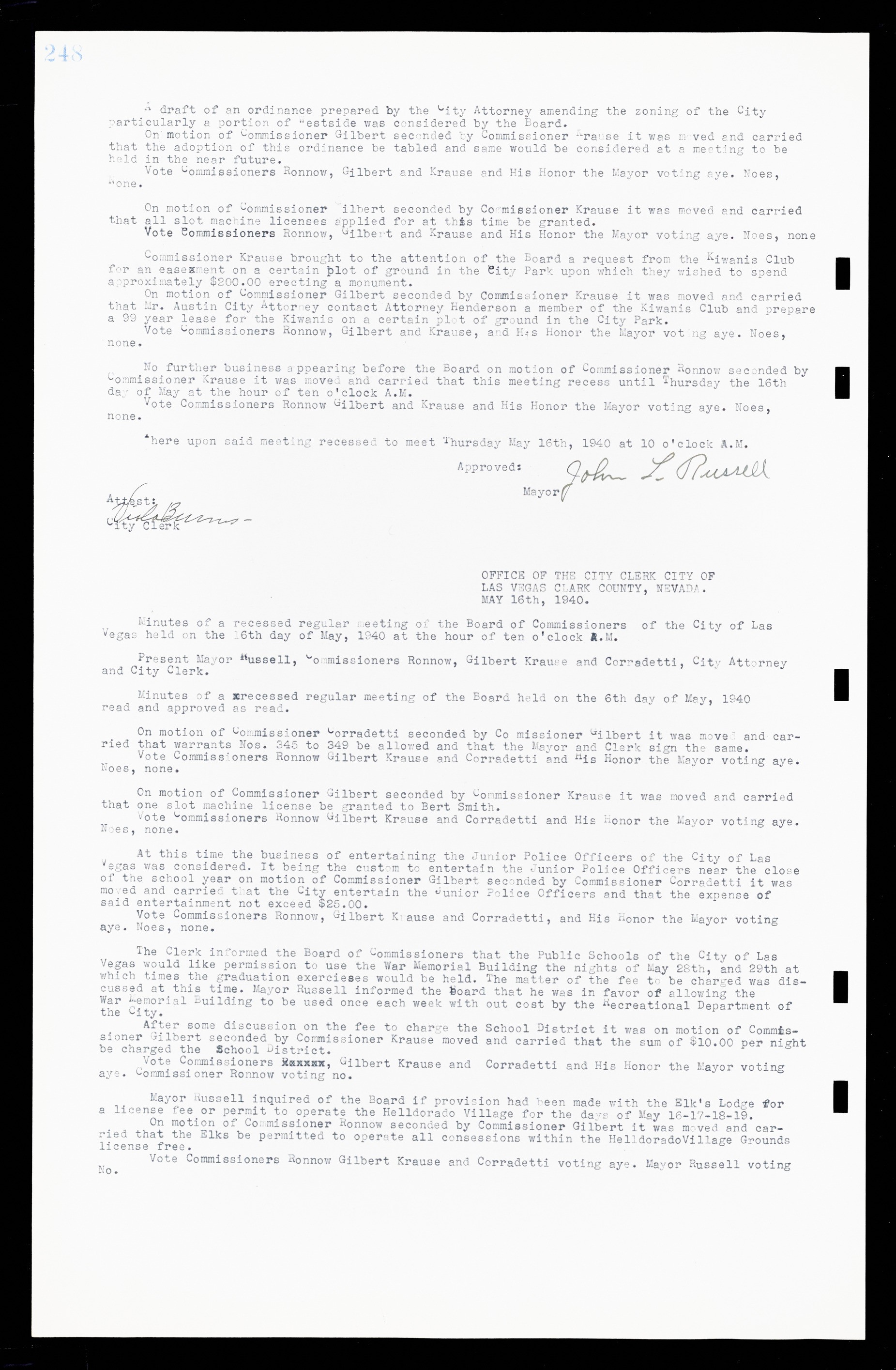 Las Vegas City Commission Minutes, February 17, 1937 to August 4, 1942, lvc000004-268