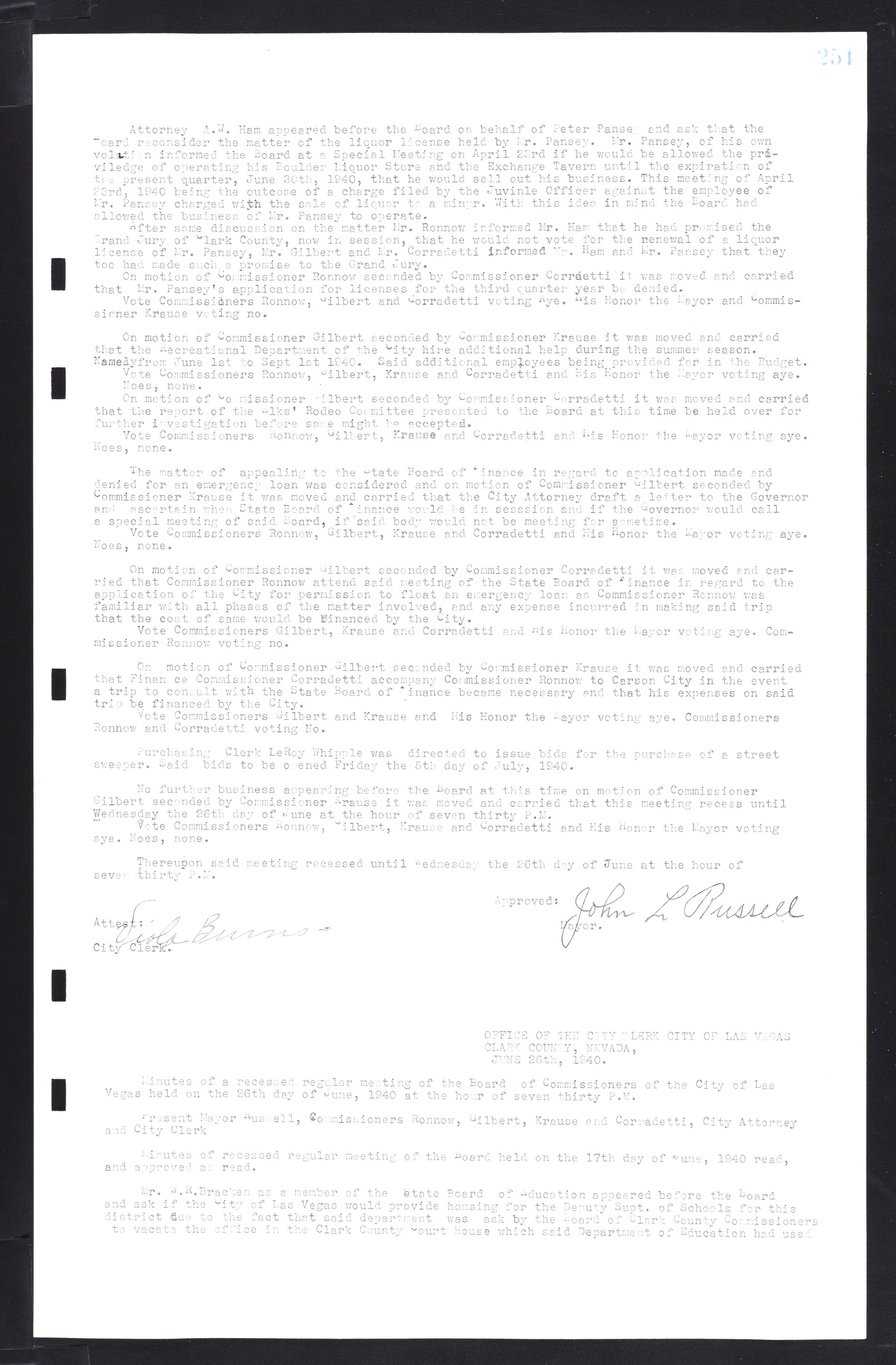 Las Vegas City Commission Minutes, February 17, 1937 to August 4, 1942, lvc000004-271