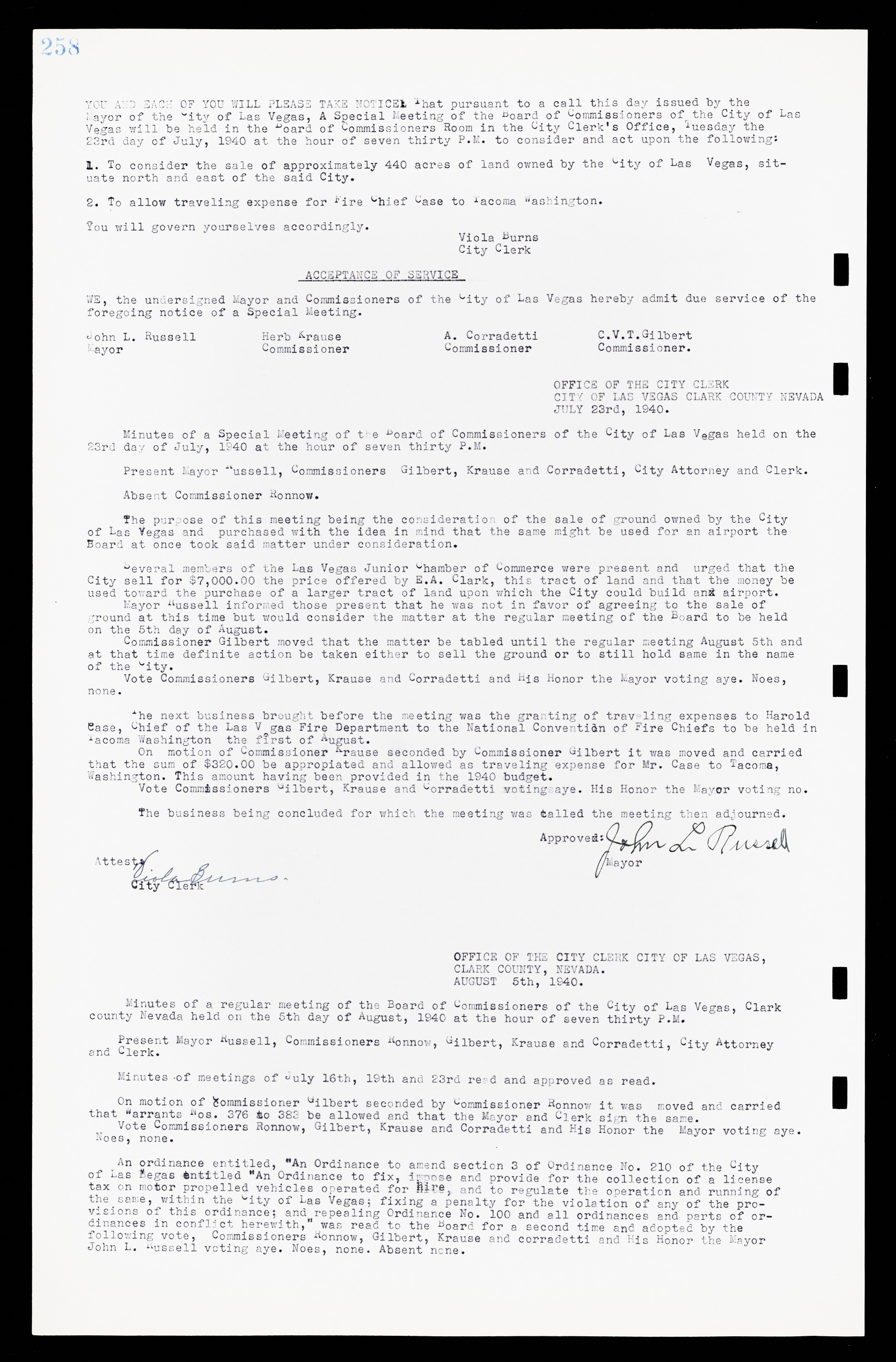 Las Vegas City Commission Minutes, February 17, 1937 to August 4, 1942, lvc000004-280