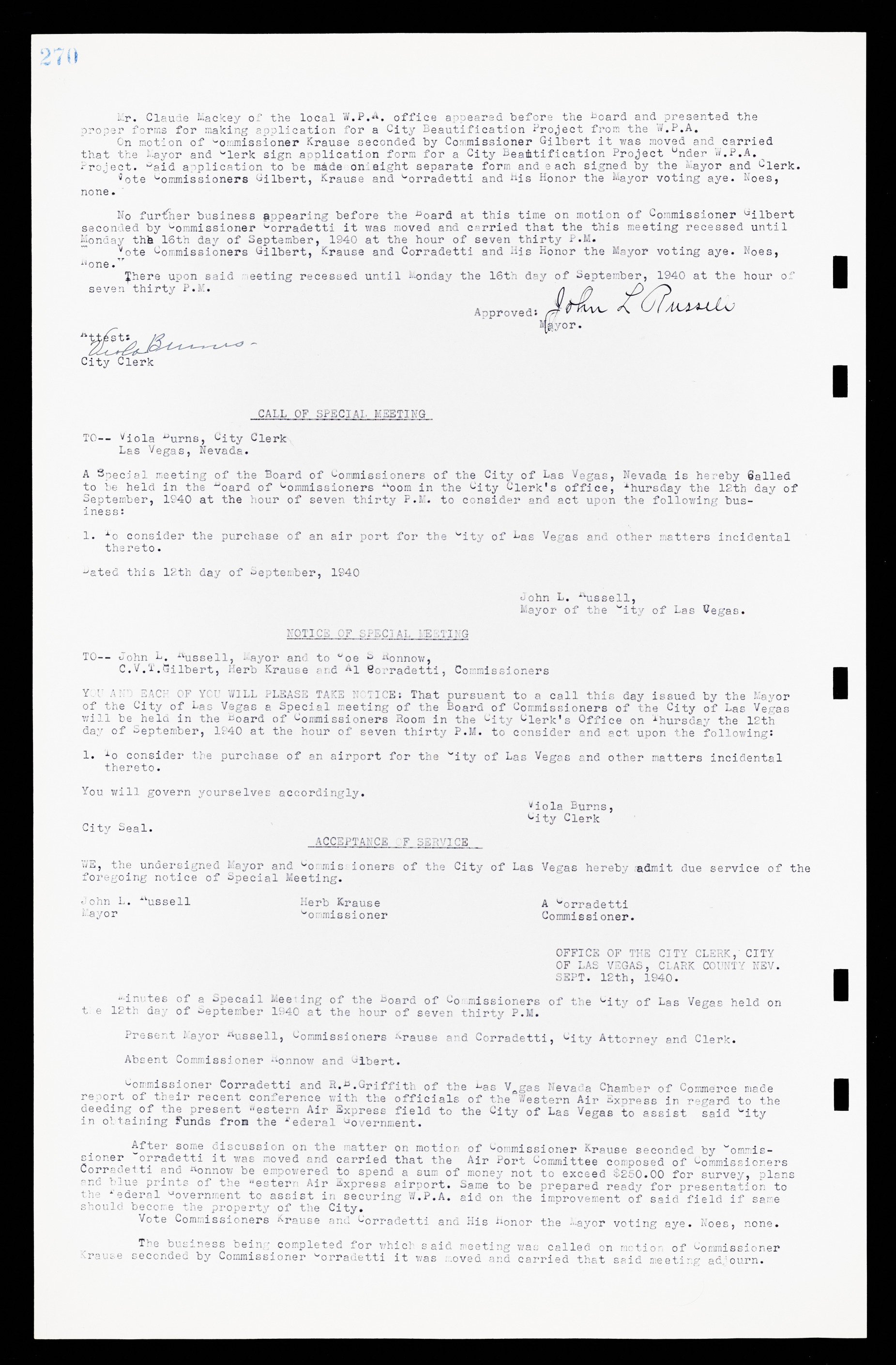 Las Vegas City Commission Minutes, February 17, 1937 to August 4, 1942, lvc000004-292