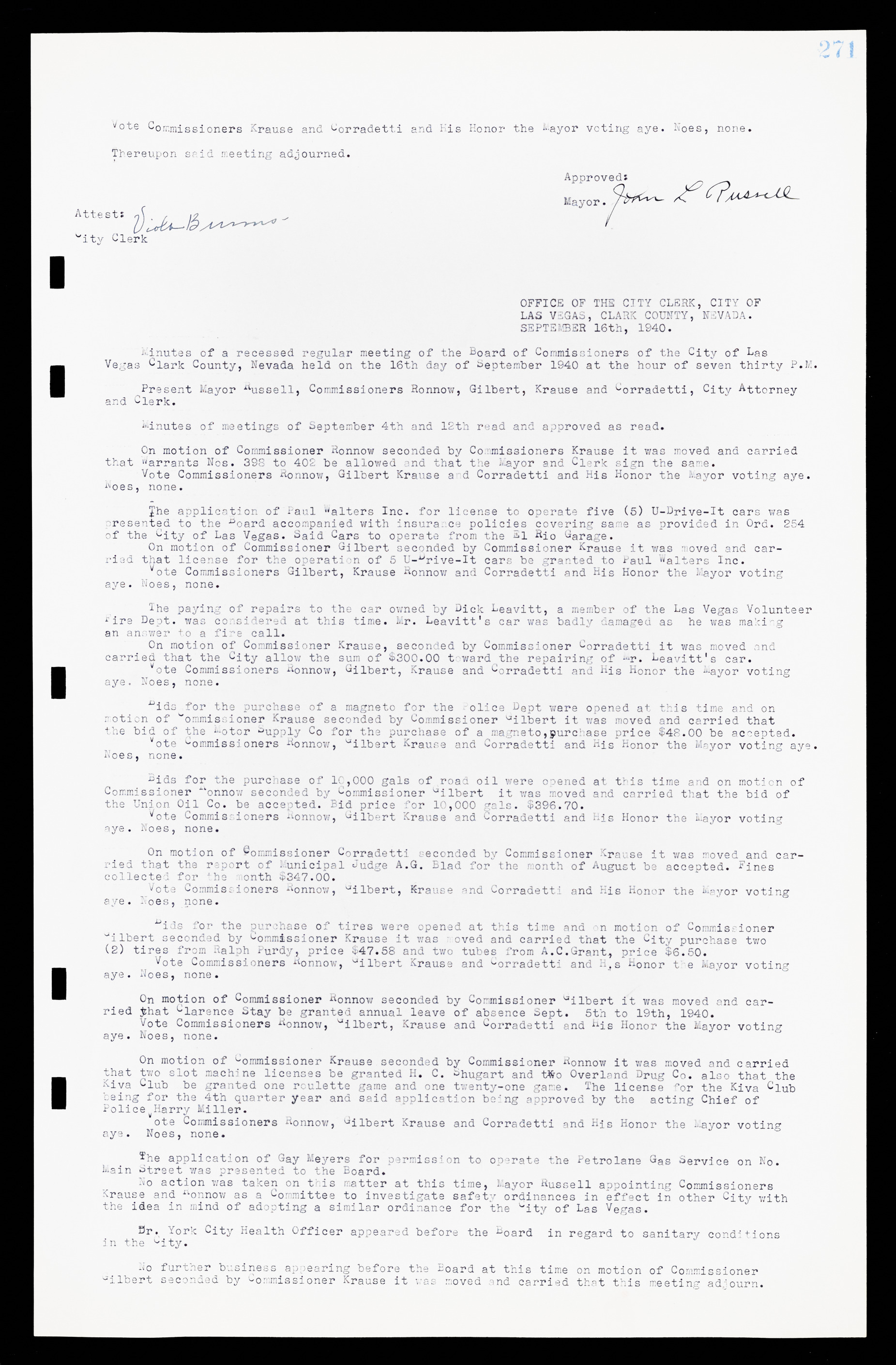 Las Vegas City Commission Minutes, February 17, 1937 to August 4, 1942, lvc000004-293