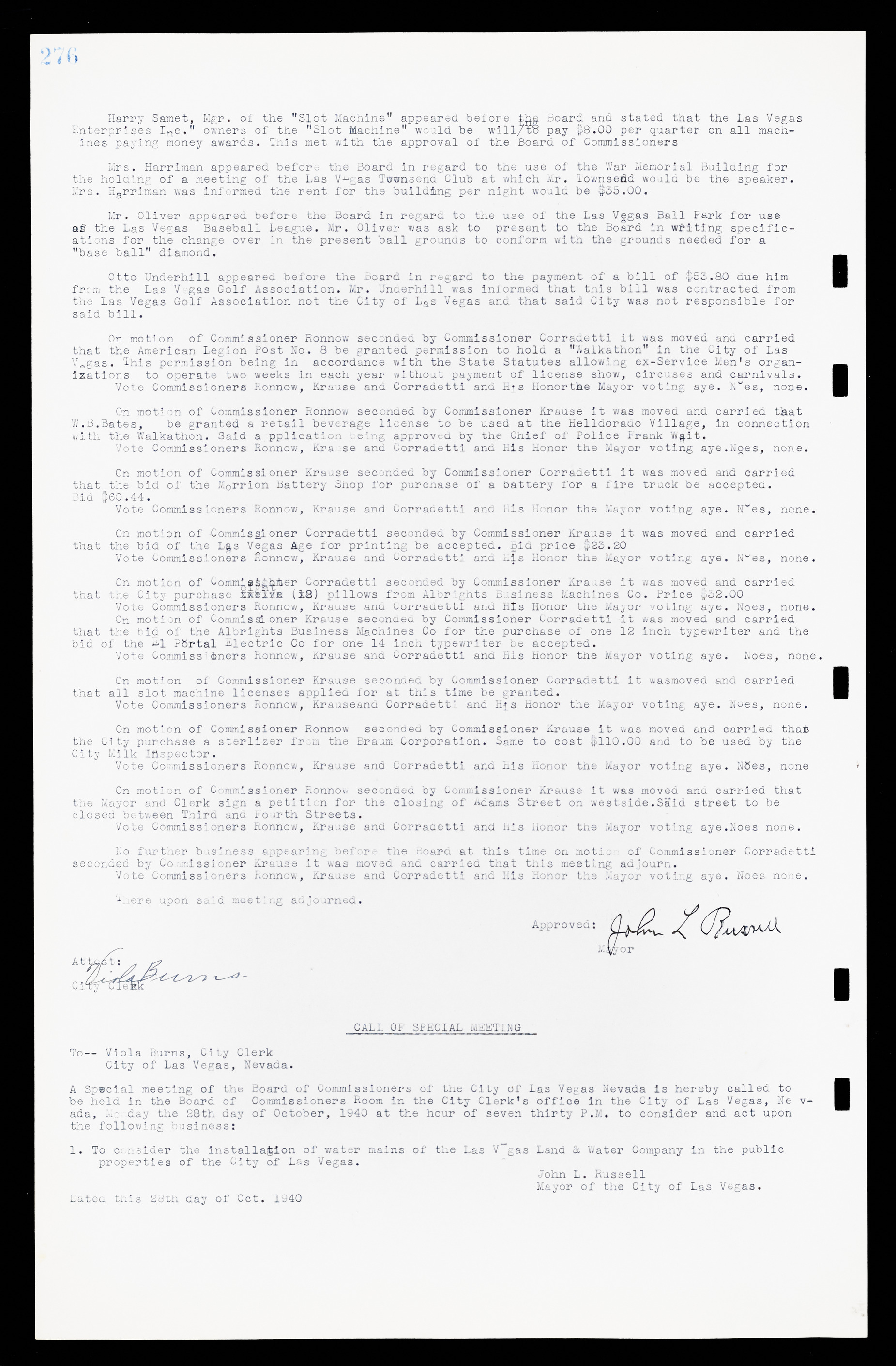 Las Vegas City Commission Minutes, February 17, 1937 to August 4, 1942, lvc000004-298