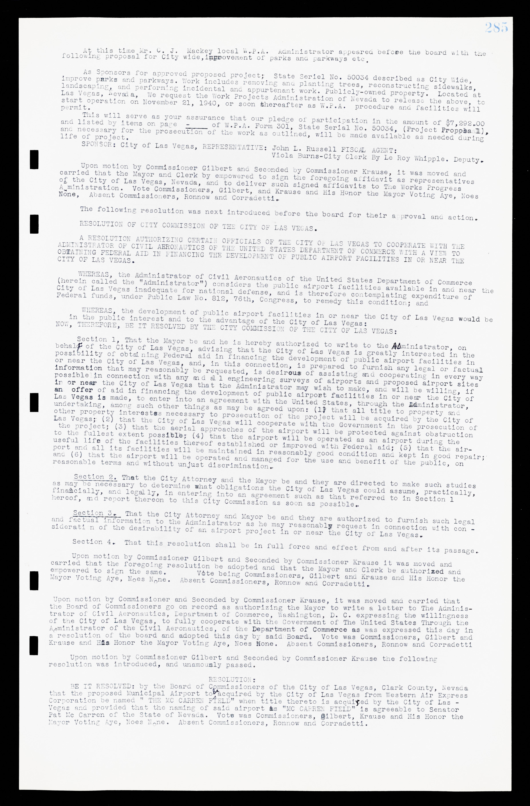 Las Vegas City Commission Minutes, February 17, 1937 to August 4, 1942, lvc000004-307