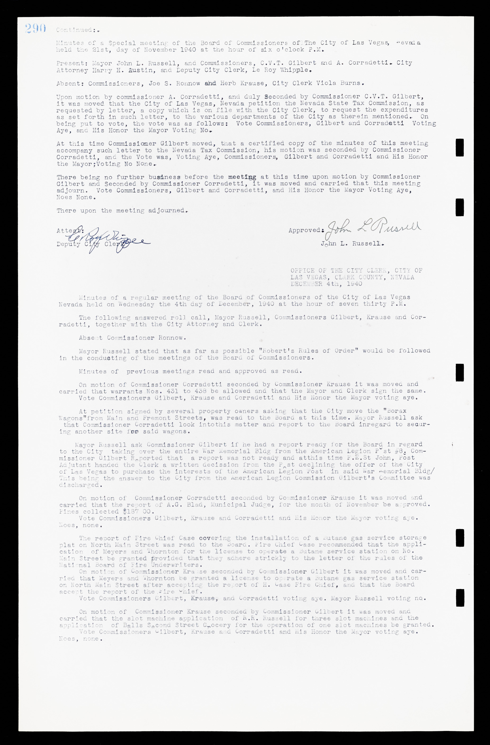 Las Vegas City Commission Minutes, February 17, 1937 to August 4, 1942, lvc000004-312