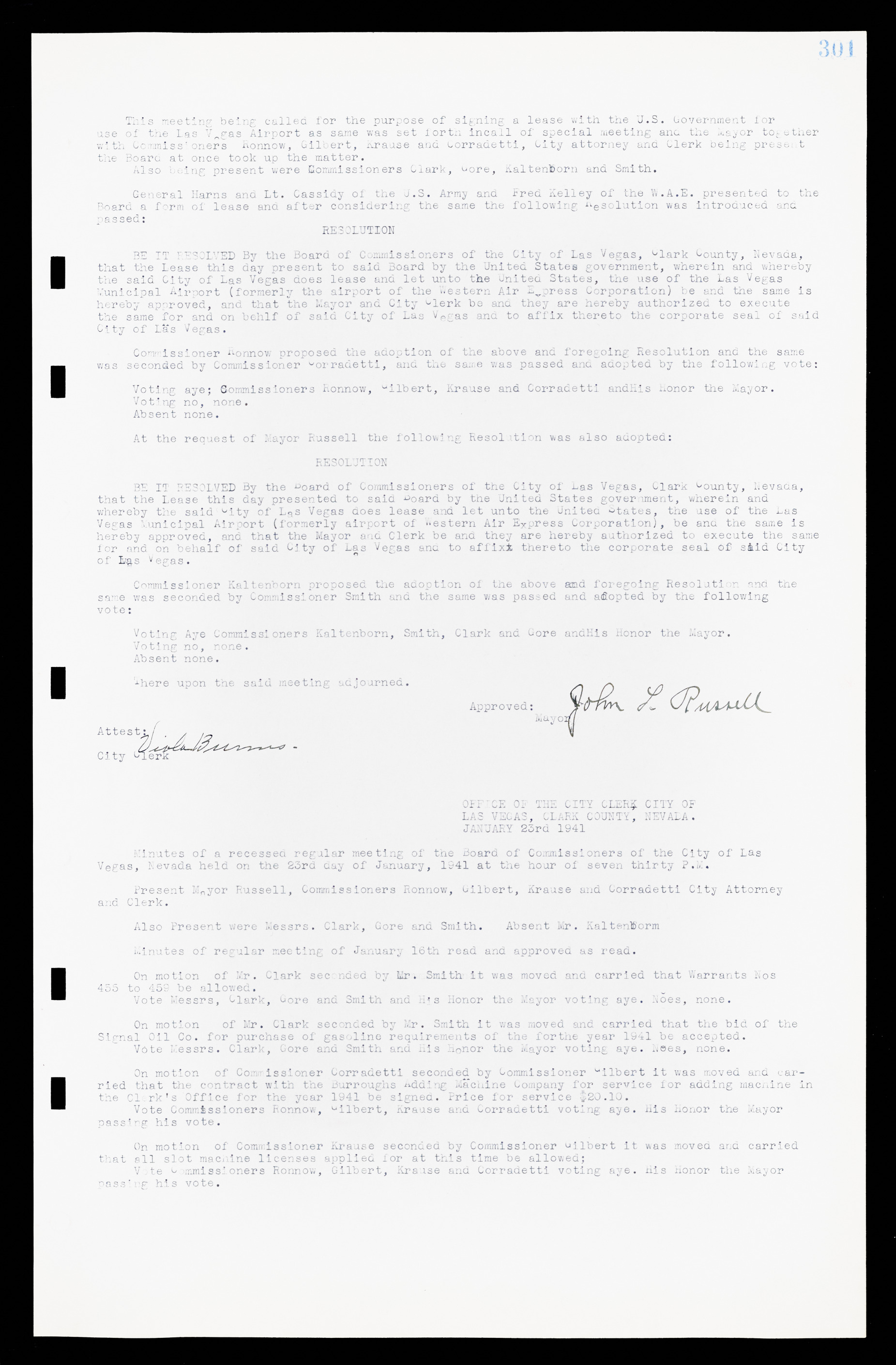 Las Vegas City Commission Minutes, February 17, 1937 to August 4, 1942, lvc000004-325