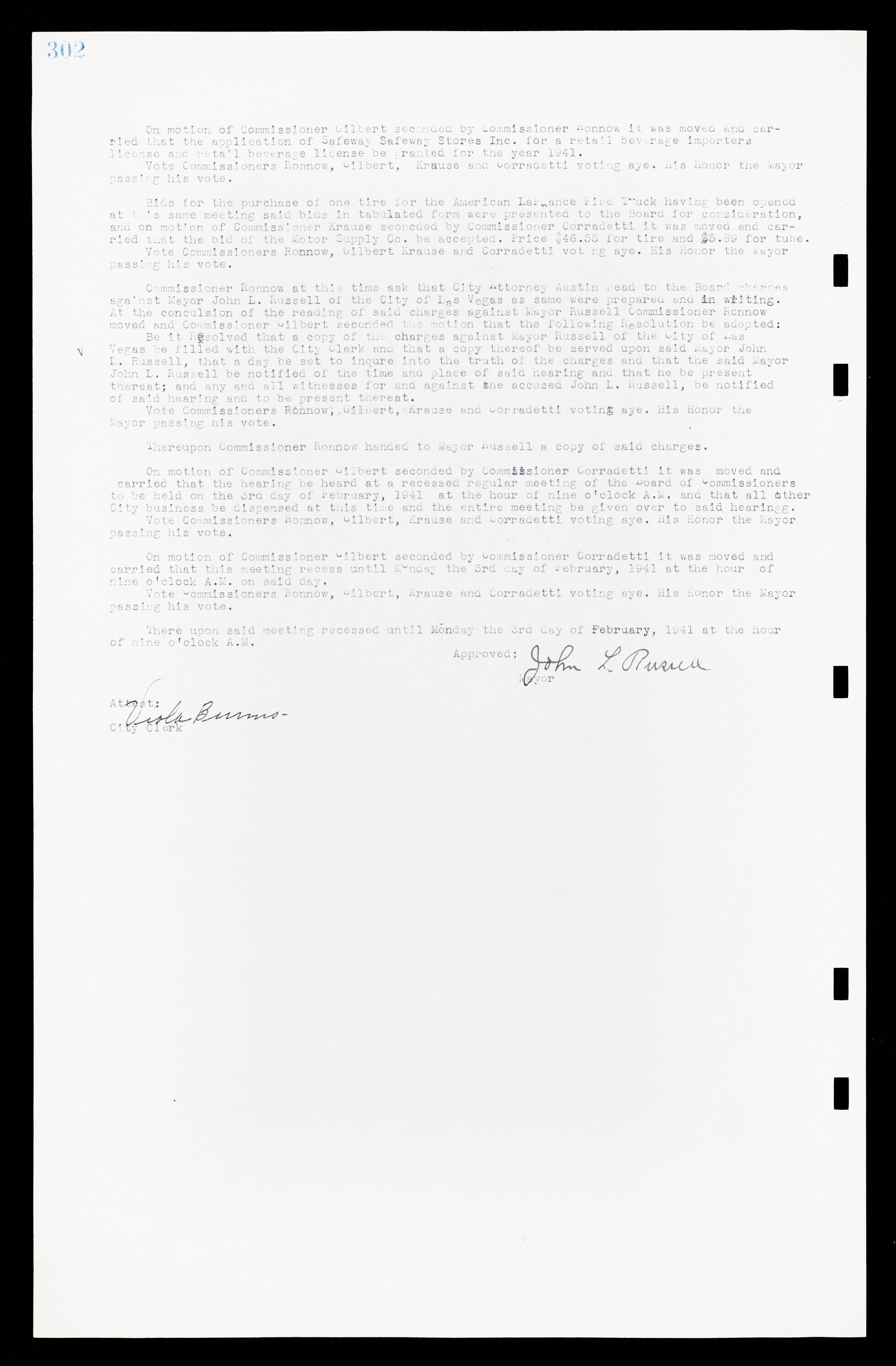 Las Vegas City Commission Minutes, February 17, 1937 to August 4, 1942, lvc000004-326