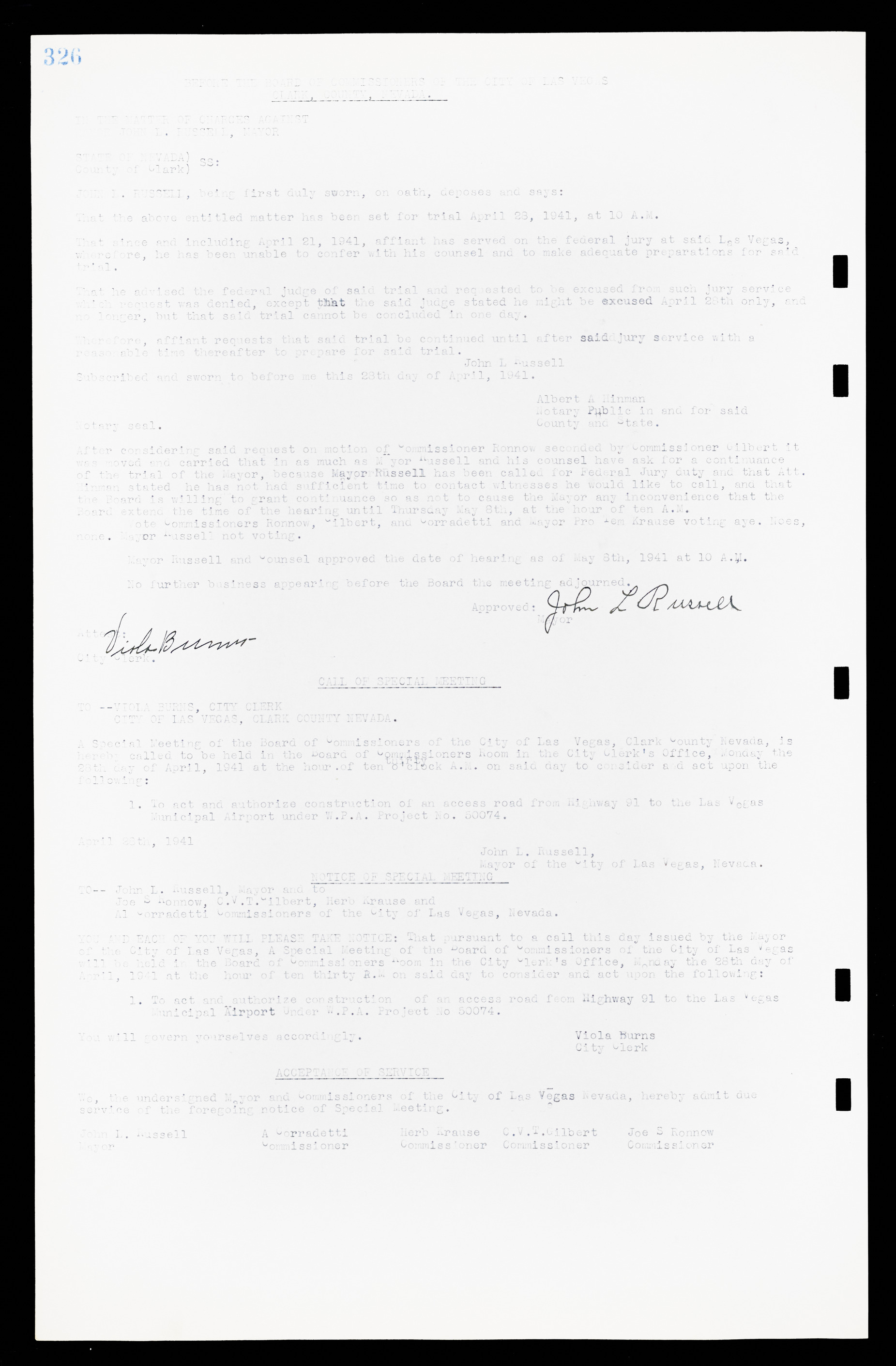 Las Vegas City Commission Minutes, February 17, 1937 to August 4, 1942, lvc000004-350