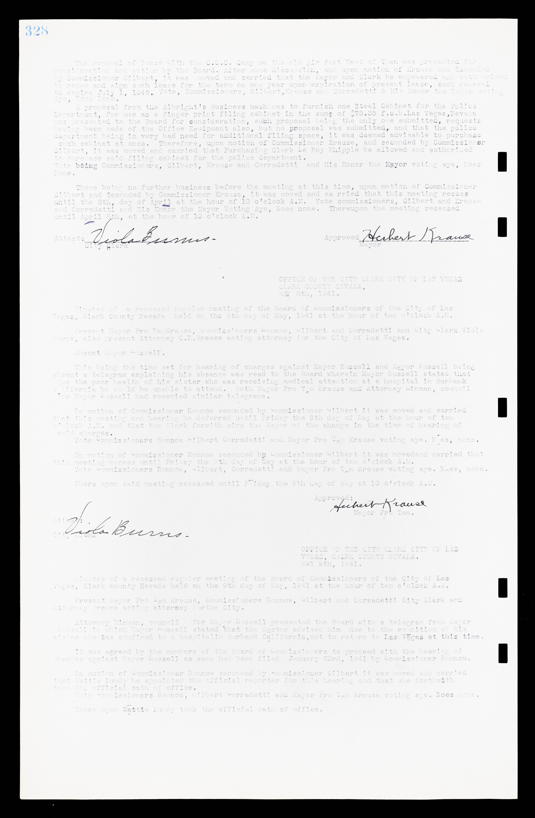 Las Vegas City Commission Minutes, February 17, 1937 to August 4, 1942, lvc000004-352