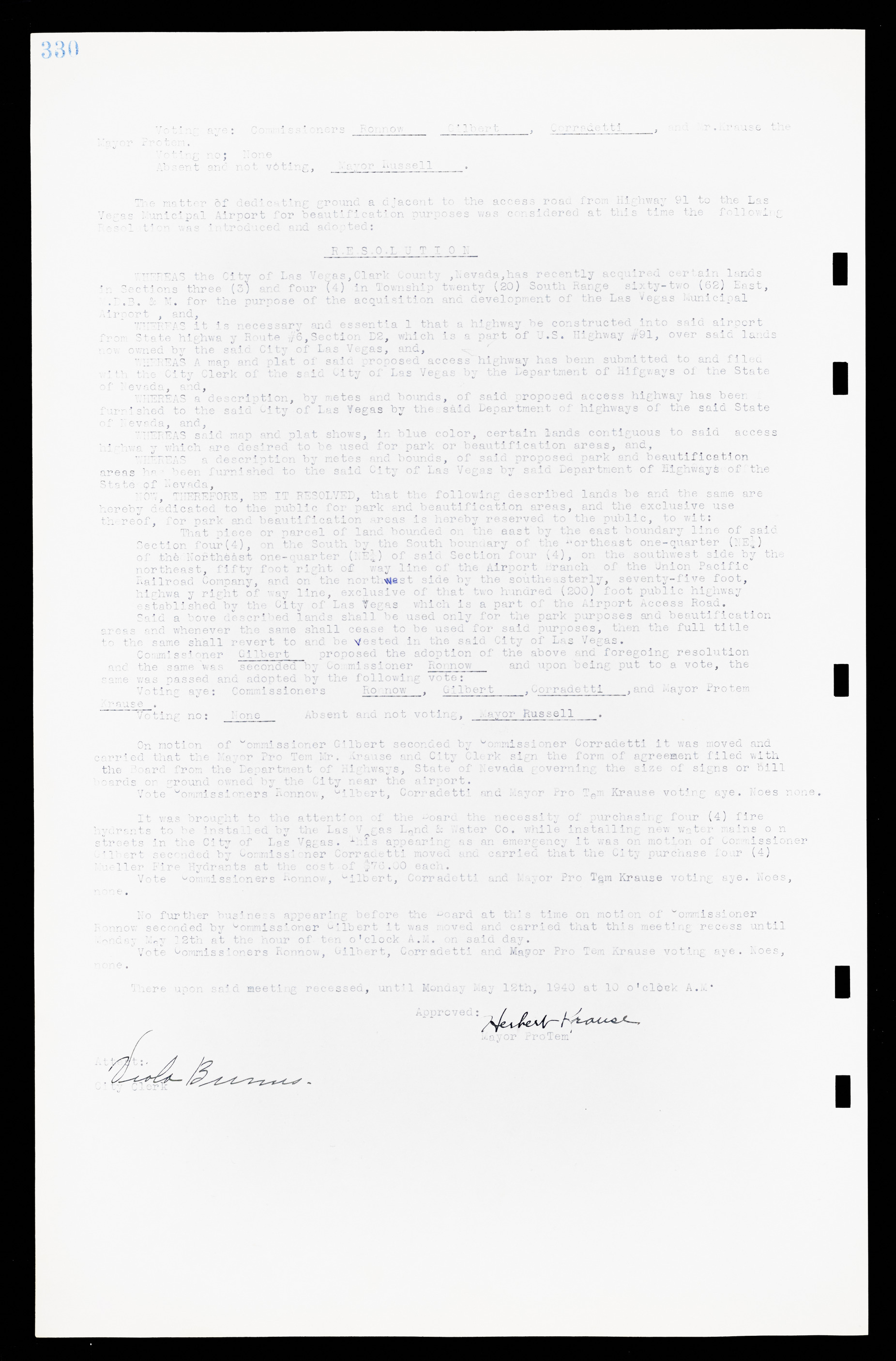 Las Vegas City Commission Minutes, February 17, 1937 to August 4, 1942, lvc000004-354