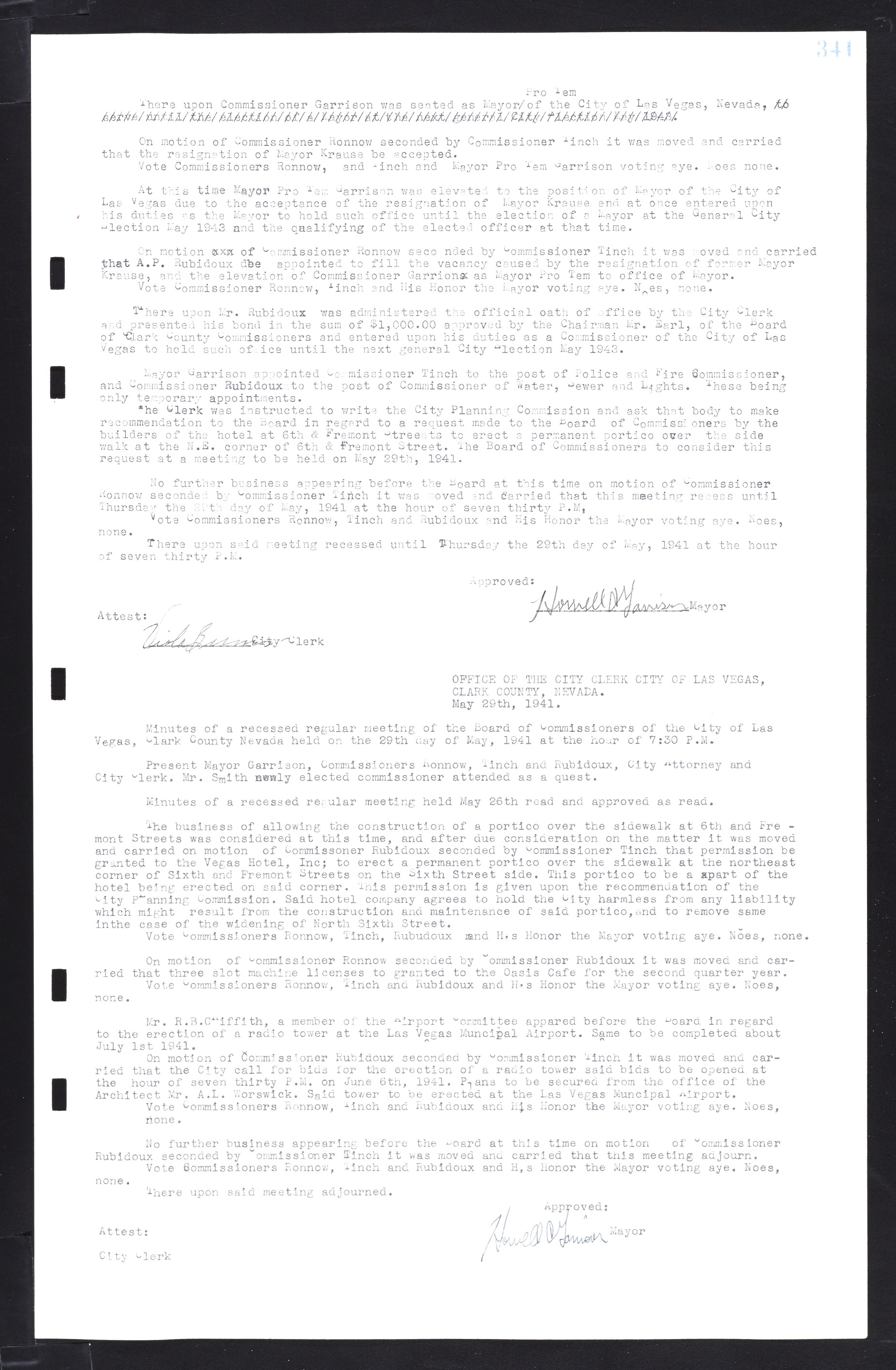 Las Vegas City Commission Minutes, February 17, 1937 to August 4, 1942, lvc000004-365