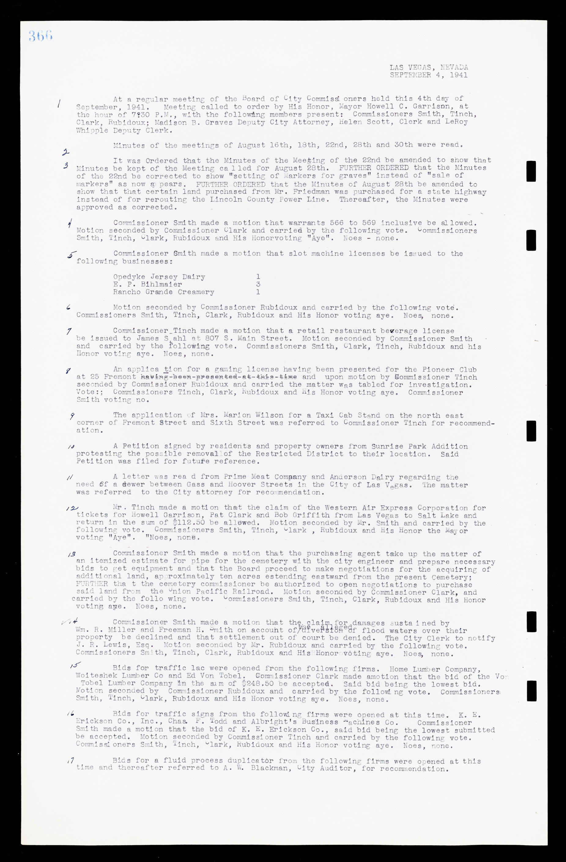 Las Vegas City Commission Minutes, February 17, 1937 to August 4, 1942, lvc000004-392