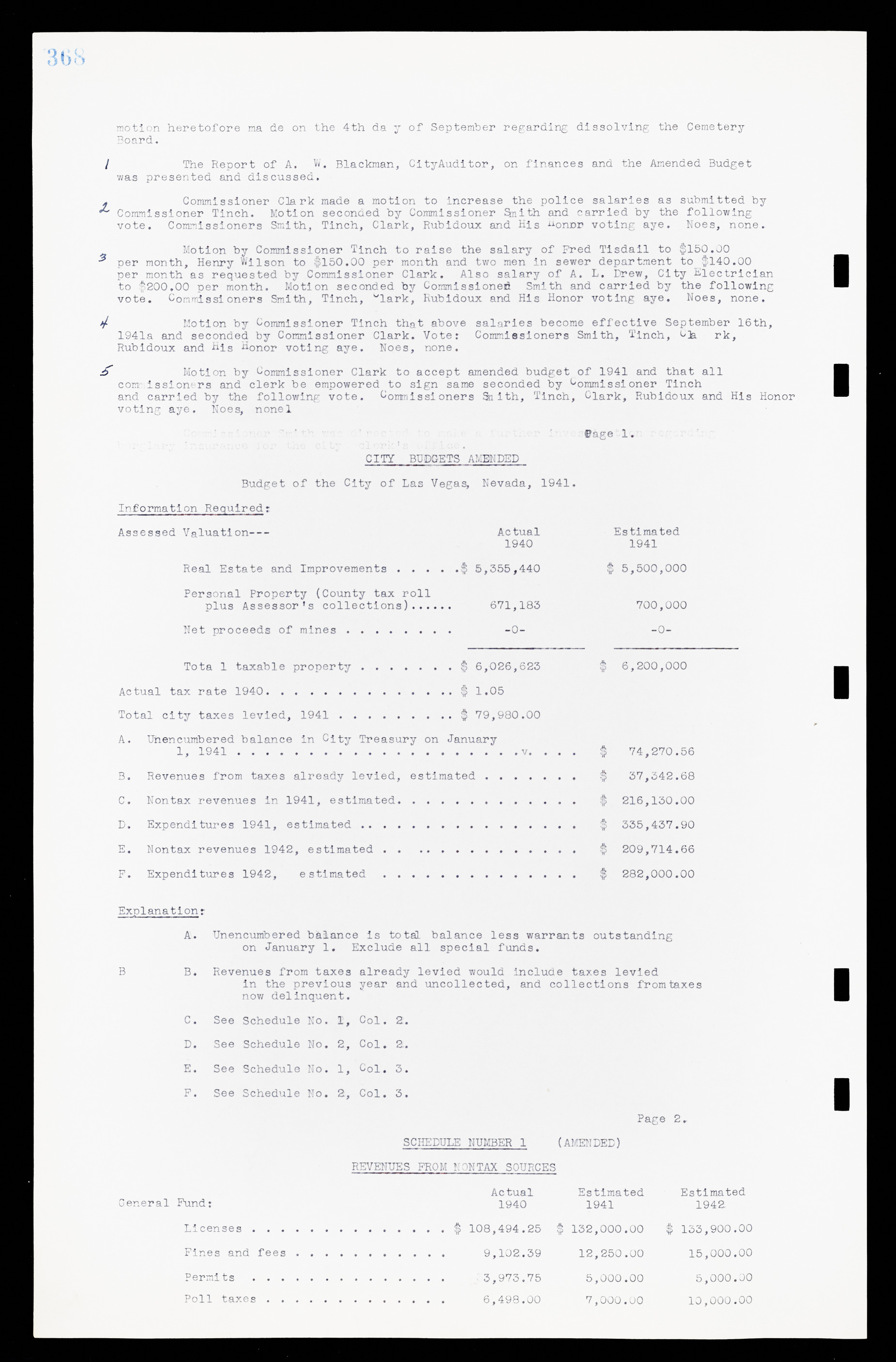 Las Vegas City Commission Minutes, February 17, 1937 to August 4, 1942, lvc000004-394