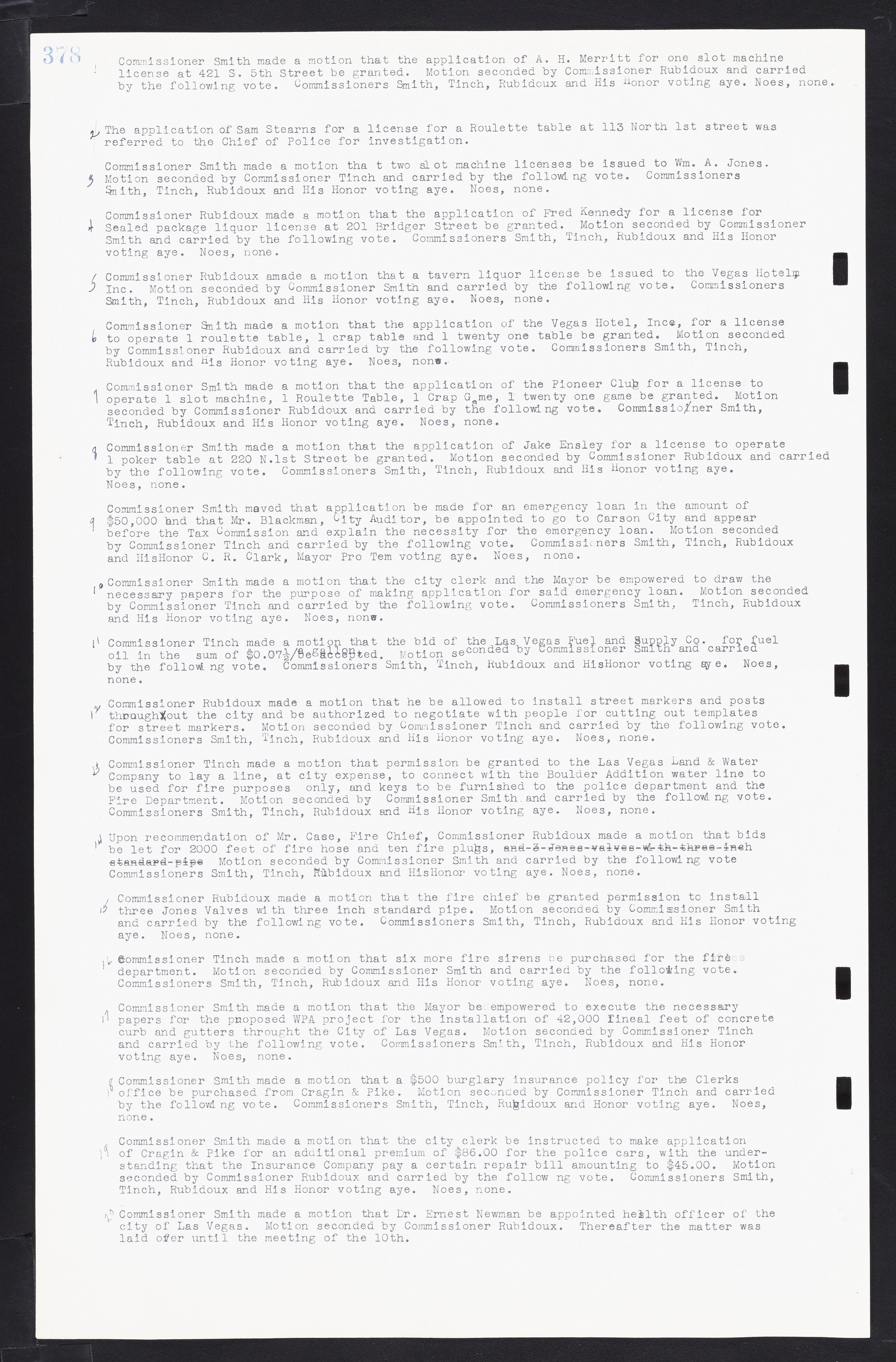 Las Vegas City Commission Minutes, February 17, 1937 to August 4, 1942, lvc000004-404