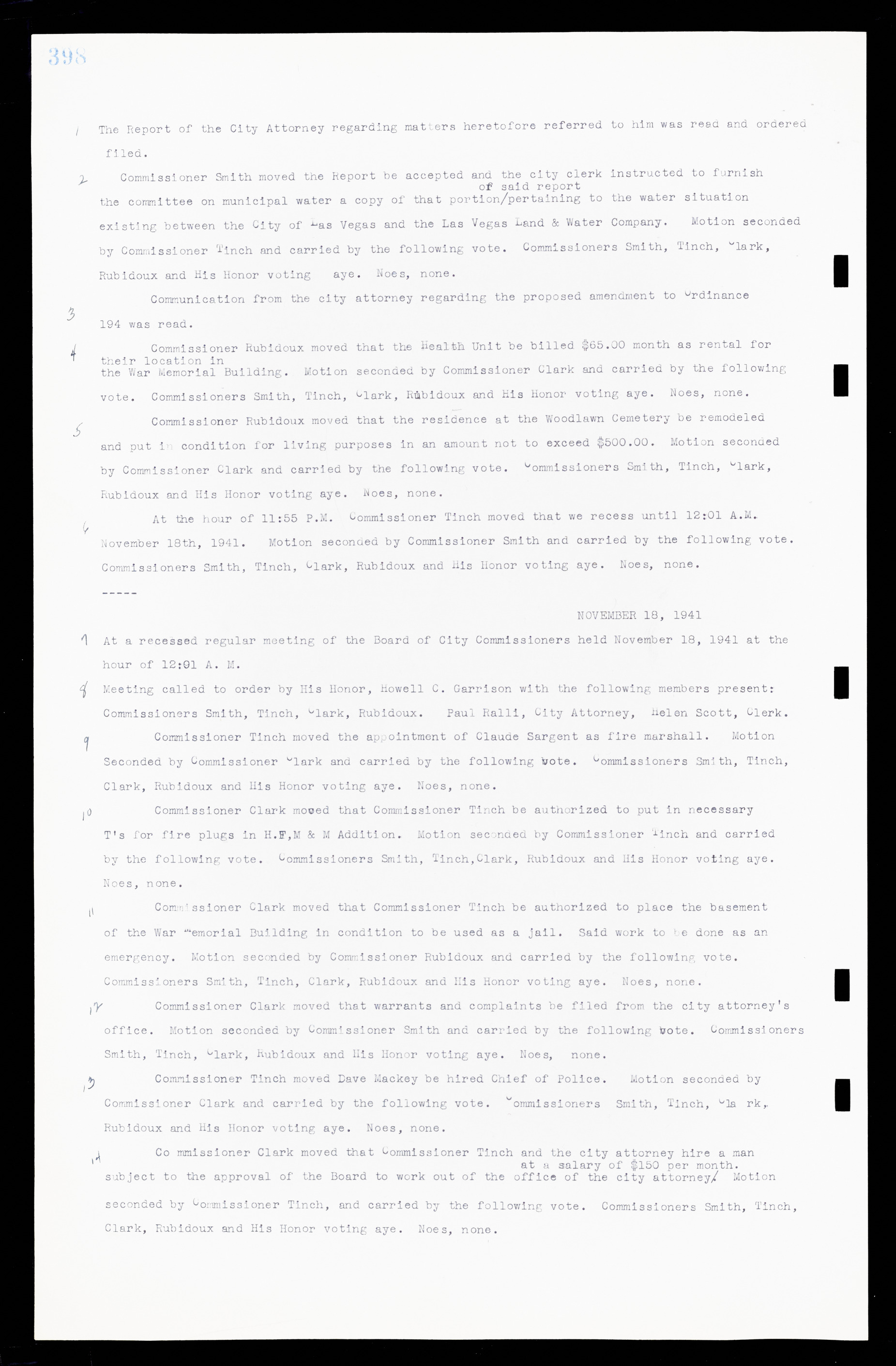 Las Vegas City Commission Minutes, February 17, 1937 to August 4, 1942, lvc000004-424