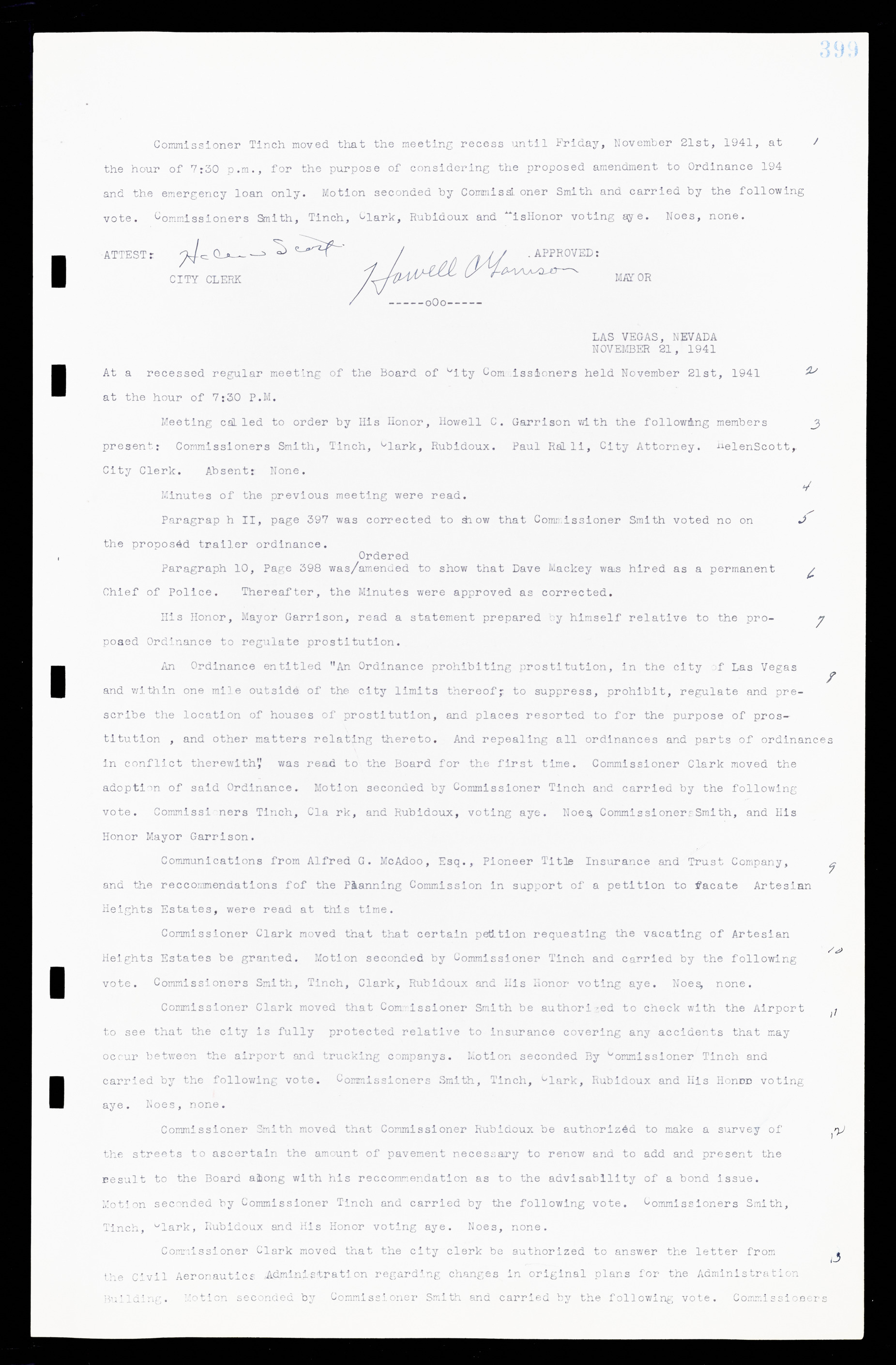 Las Vegas City Commission Minutes, February 17, 1937 to August 4, 1942, lvc000004-425