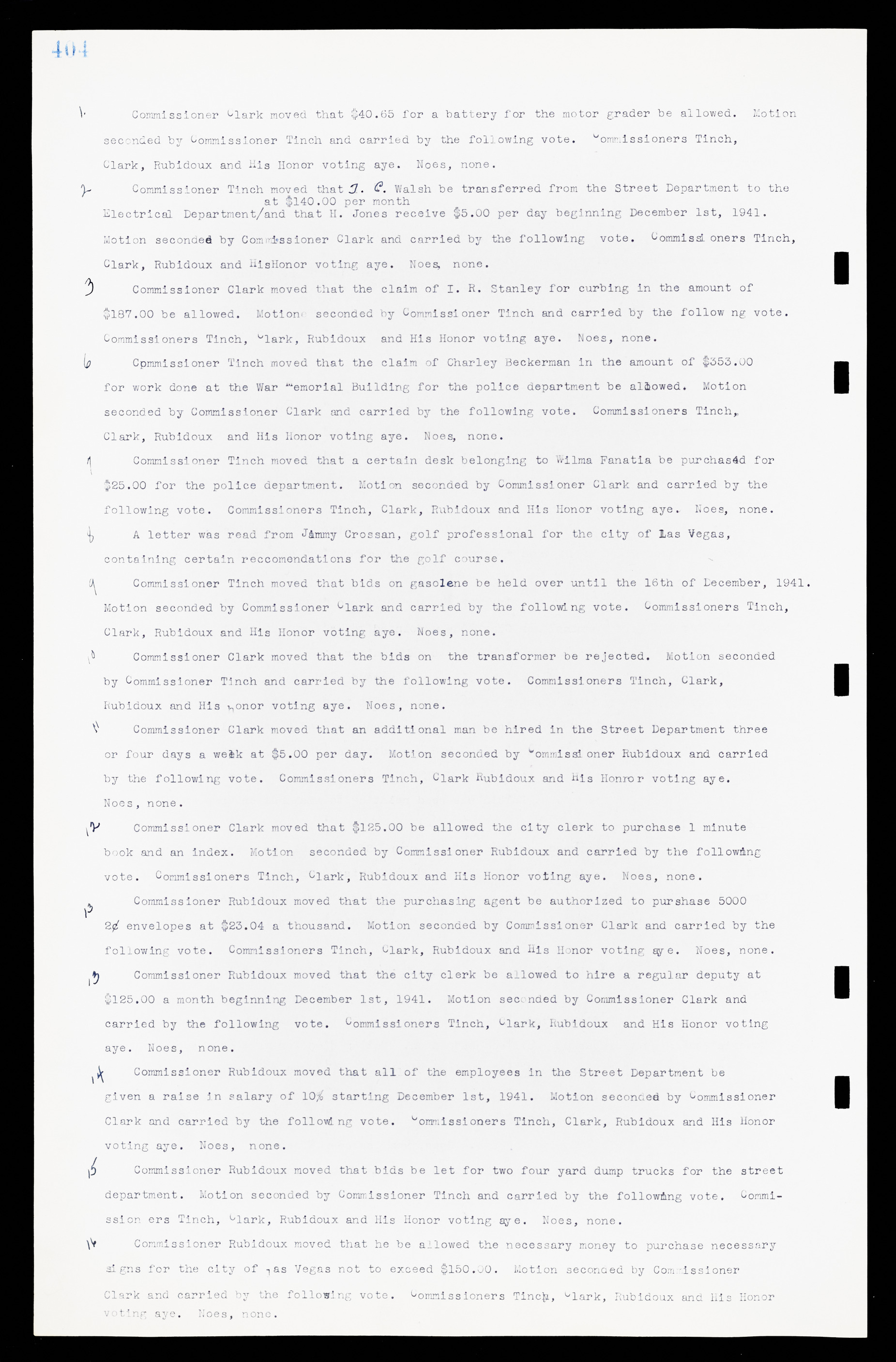 Las Vegas City Commission Minutes, February 17, 1937 to August 4, 1942, lvc000004-430