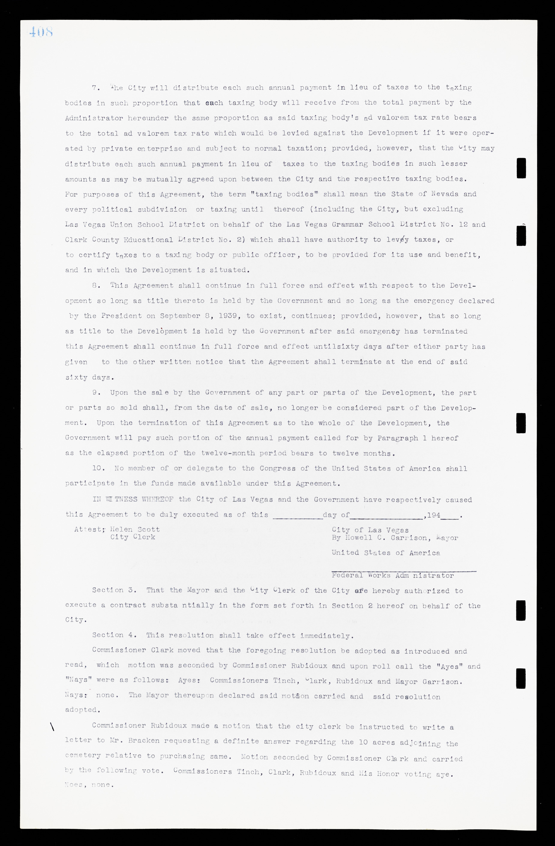 Las Vegas City Commission Minutes, February 17, 1937 to August 4, 1942, lvc000004-434