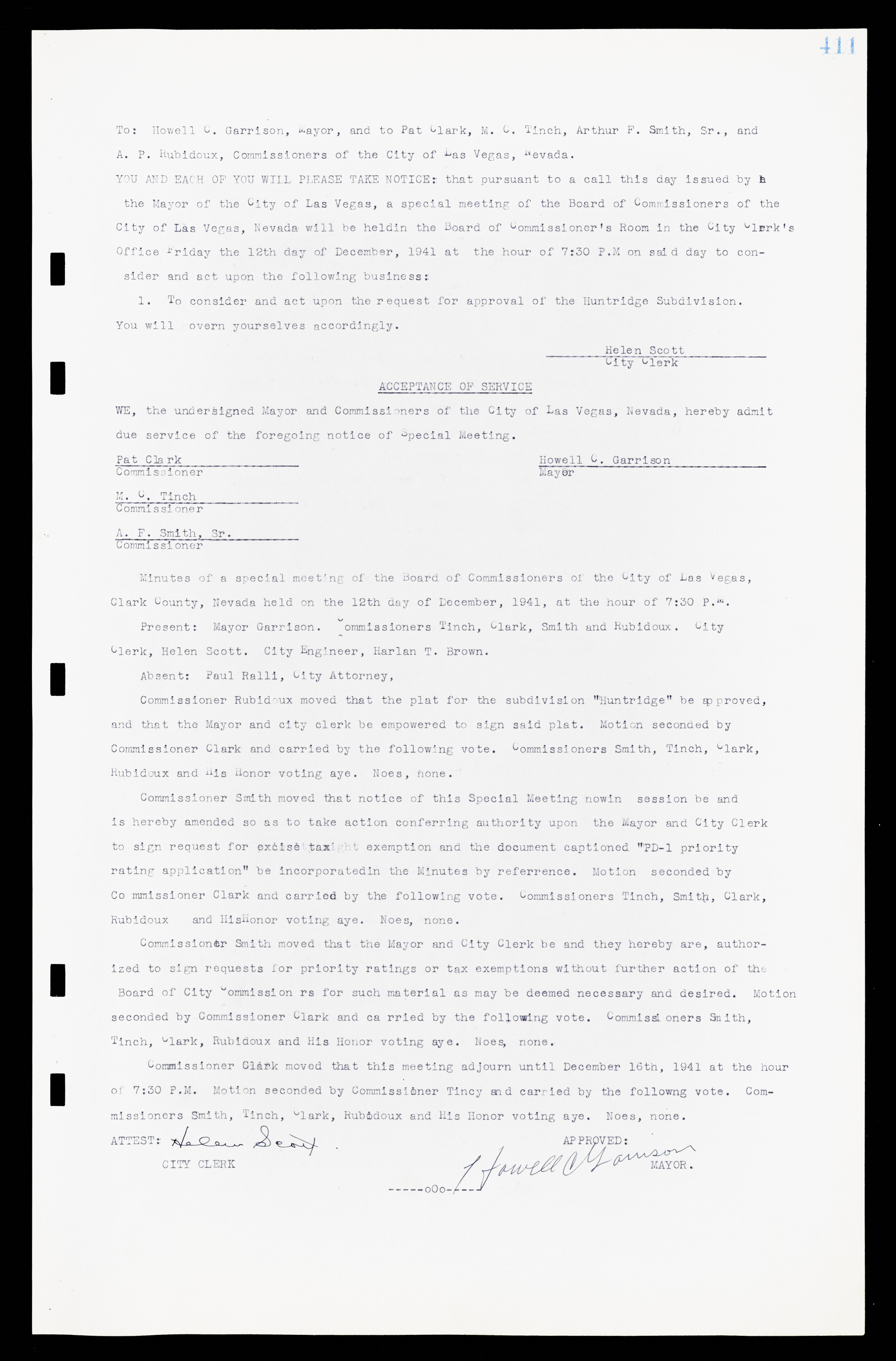 Las Vegas City Commission Minutes, February 17, 1937 to August 4, 1942, lvc000004-437