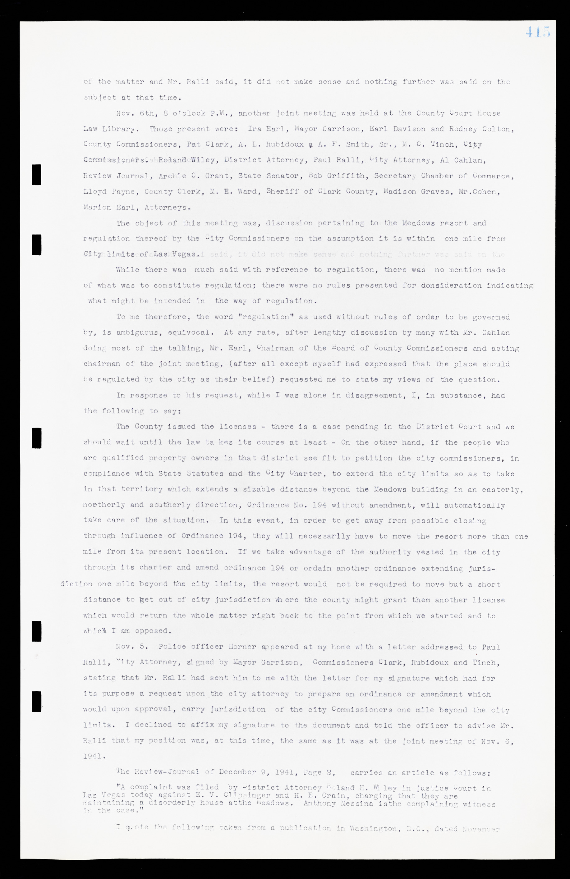 Las Vegas City Commission Minutes, February 17, 1937 to August 4, 1942, lvc000004-441