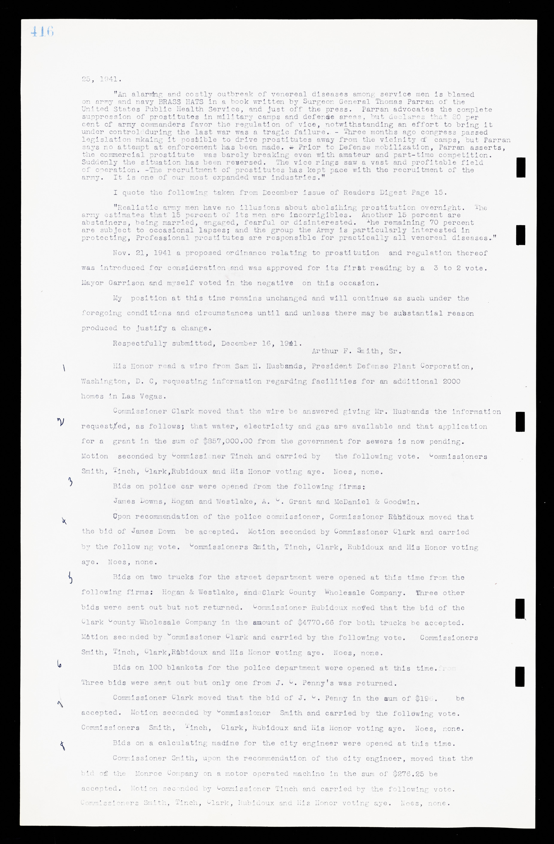 Las Vegas City Commission Minutes, February 17, 1937 to August 4, 1942, lvc000004-442