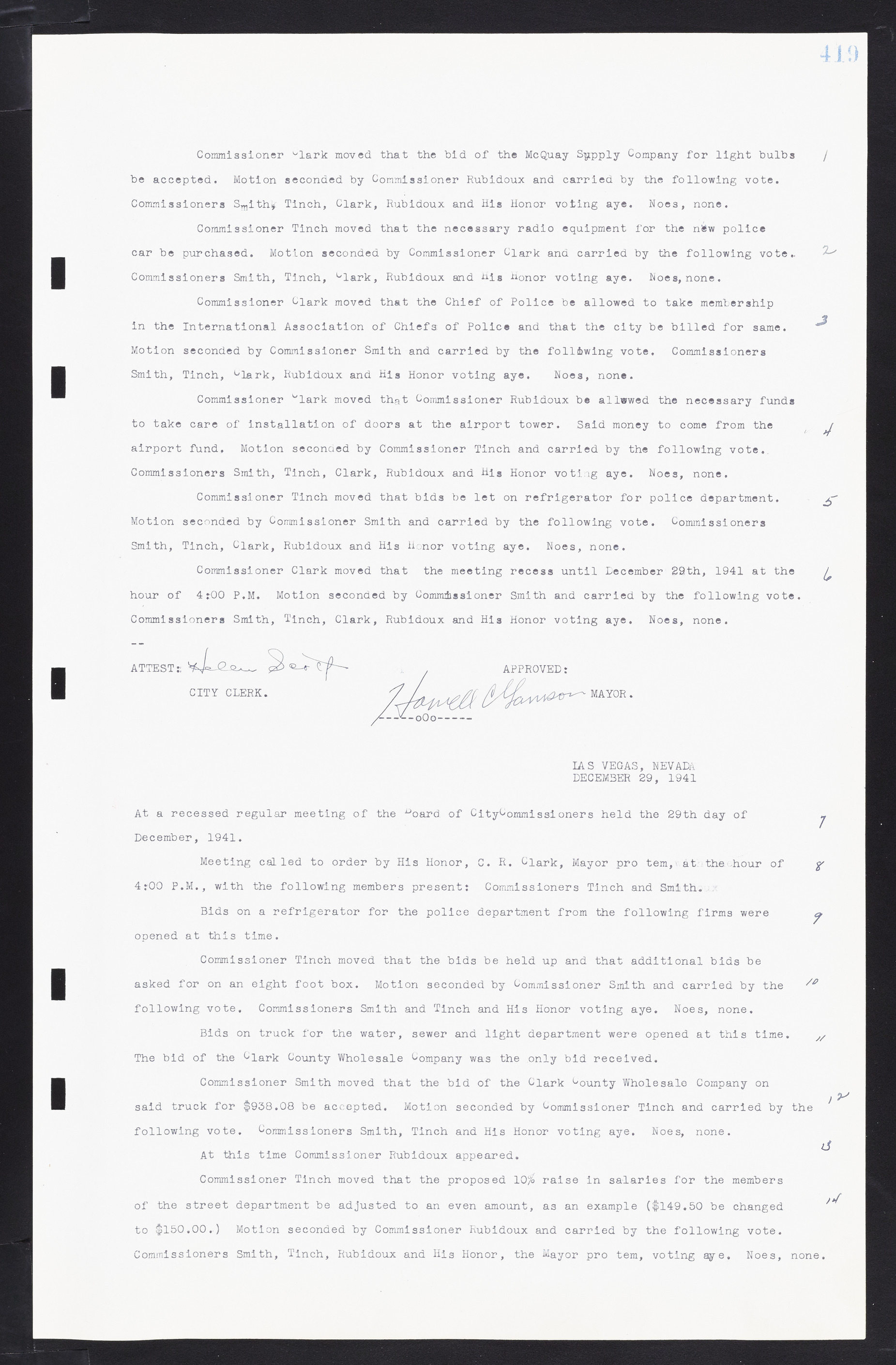 Las Vegas City Commission Minutes, February 17, 1937 to August 4, 1942, lvc000004-445