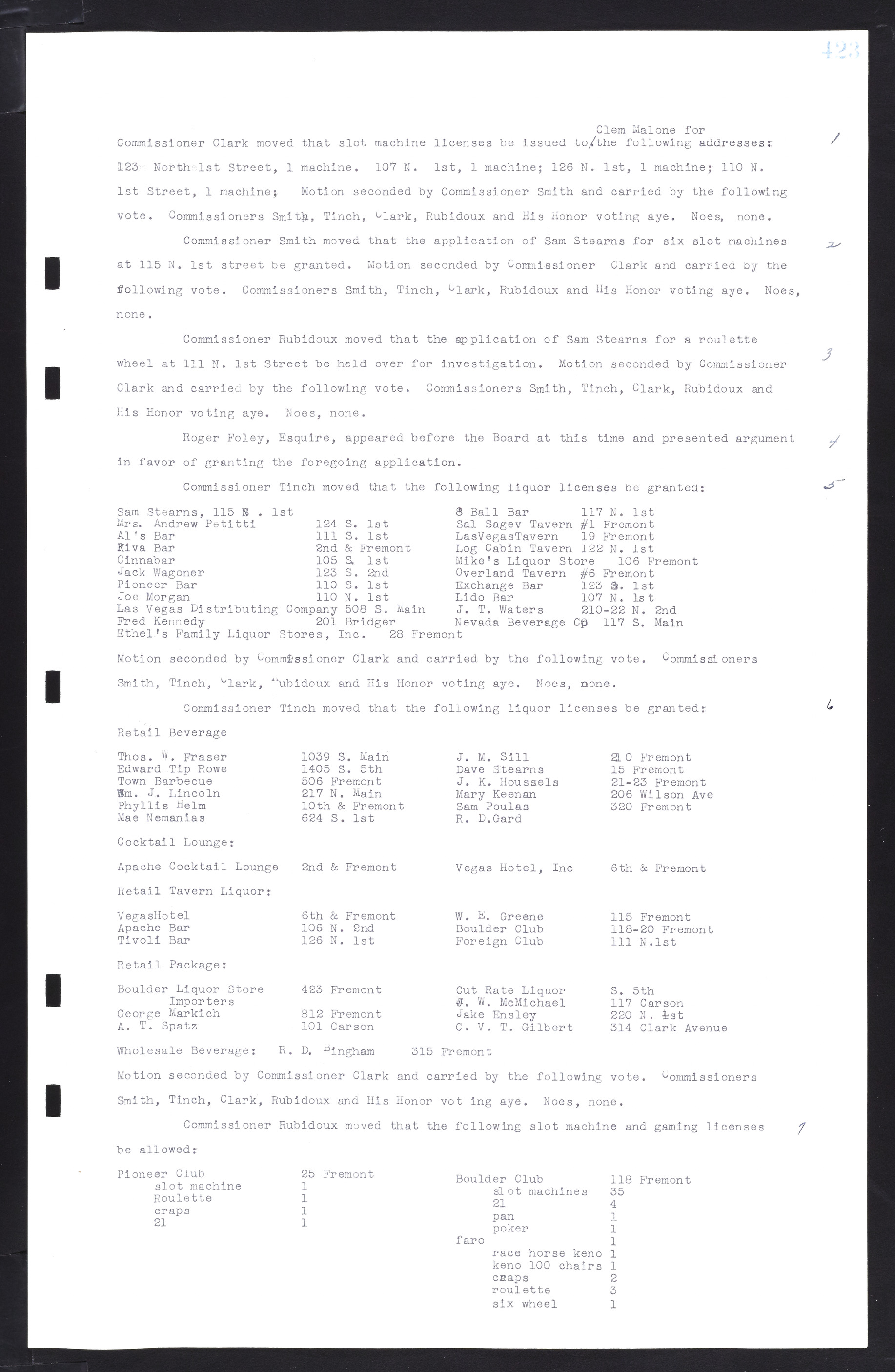 Las Vegas City Commission Minutes, February 17, 1937 to August 4, 1942, lvc000004-451