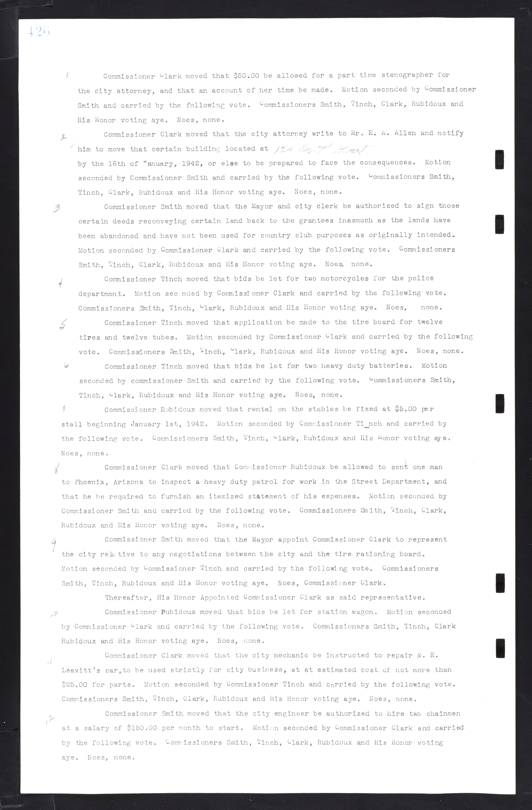 Las Vegas City Commission Minutes, February 17, 1937 to August 4, 1942, lvc000004-454