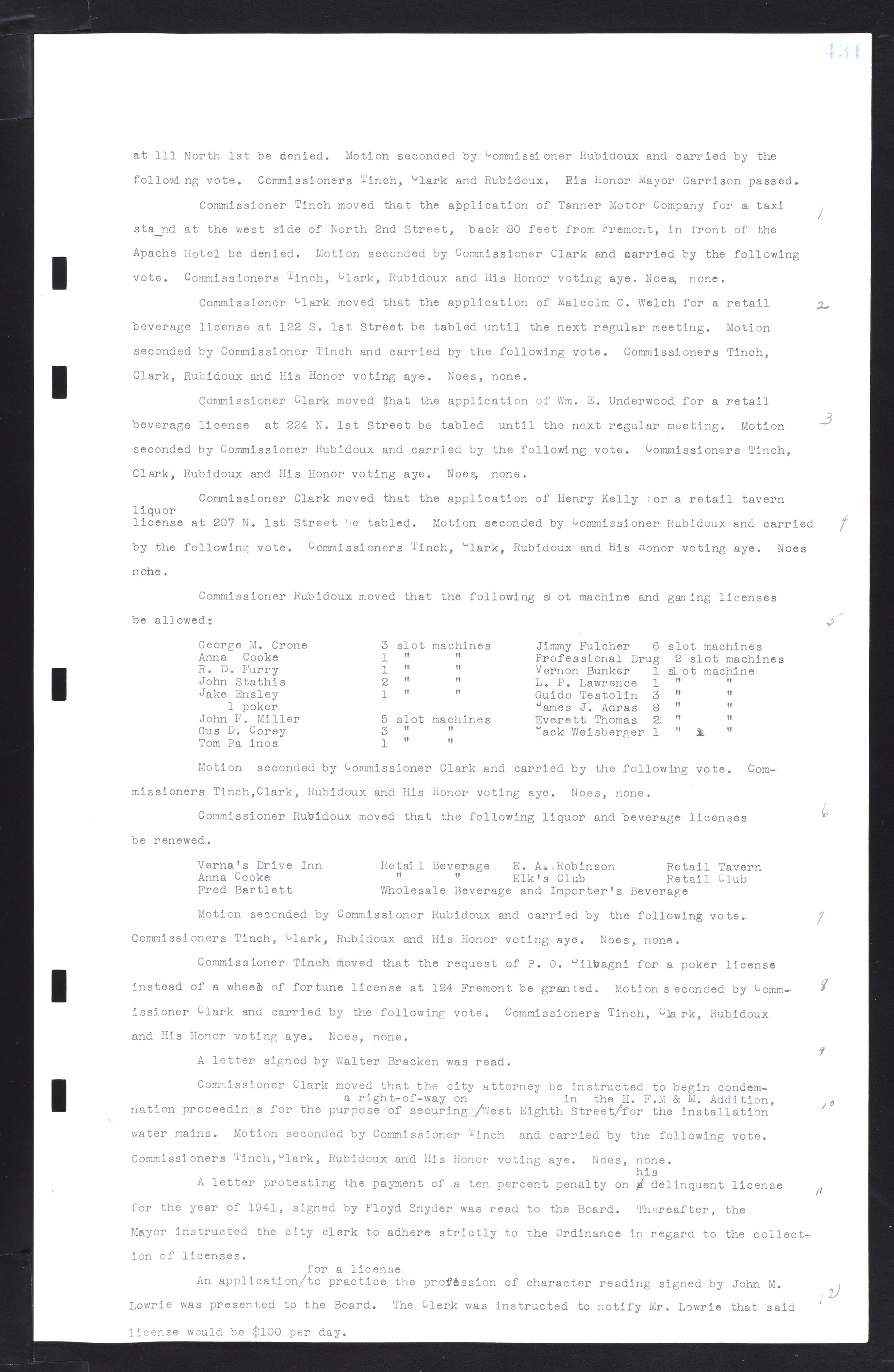 Las Vegas City Commission Minutes, February 17, 1937 to August 4, 1942, lvc000004-459