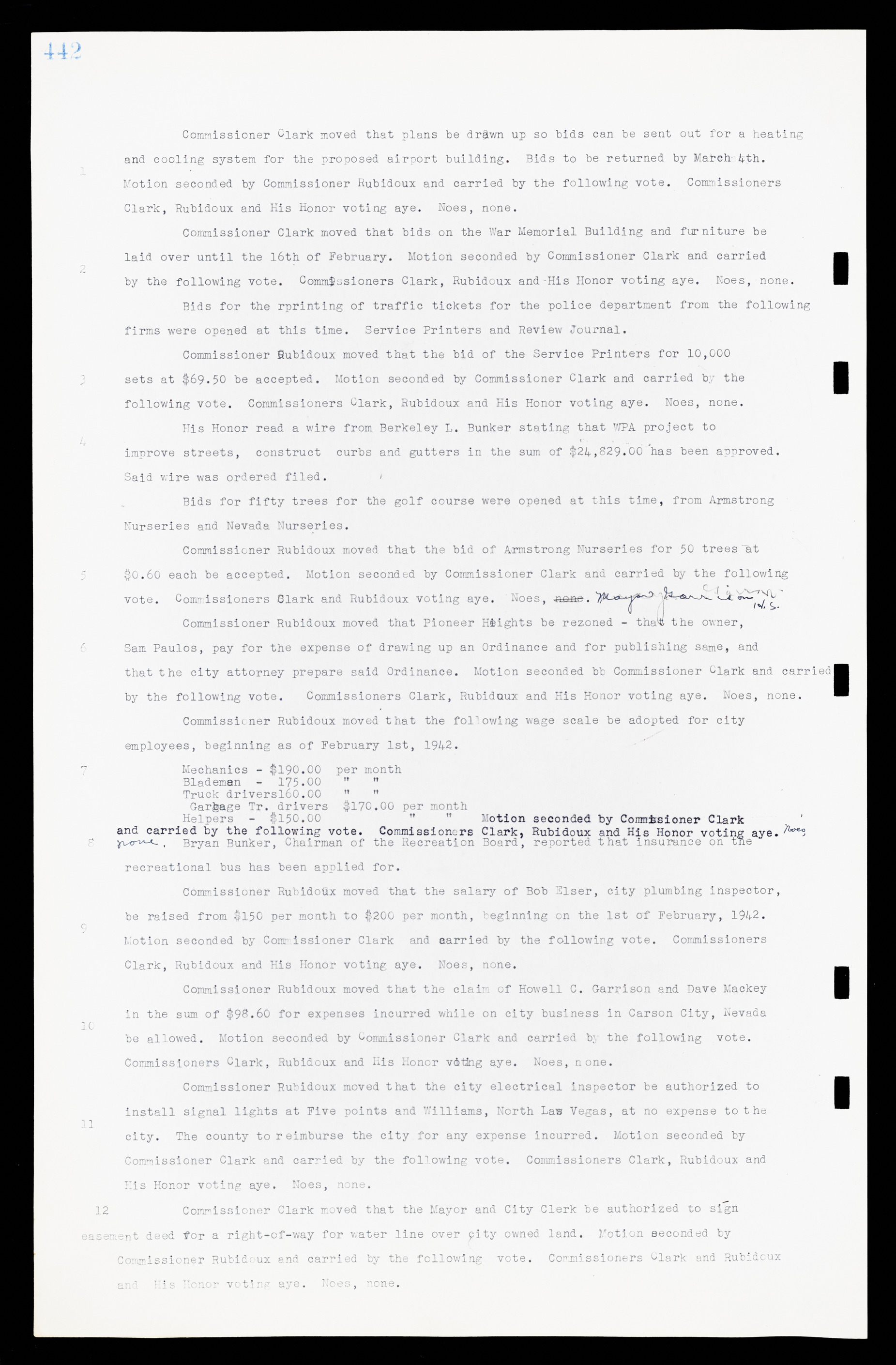 Las Vegas City Commission Minutes, February 17, 1937 to August 4, 1942, lvc000004-470