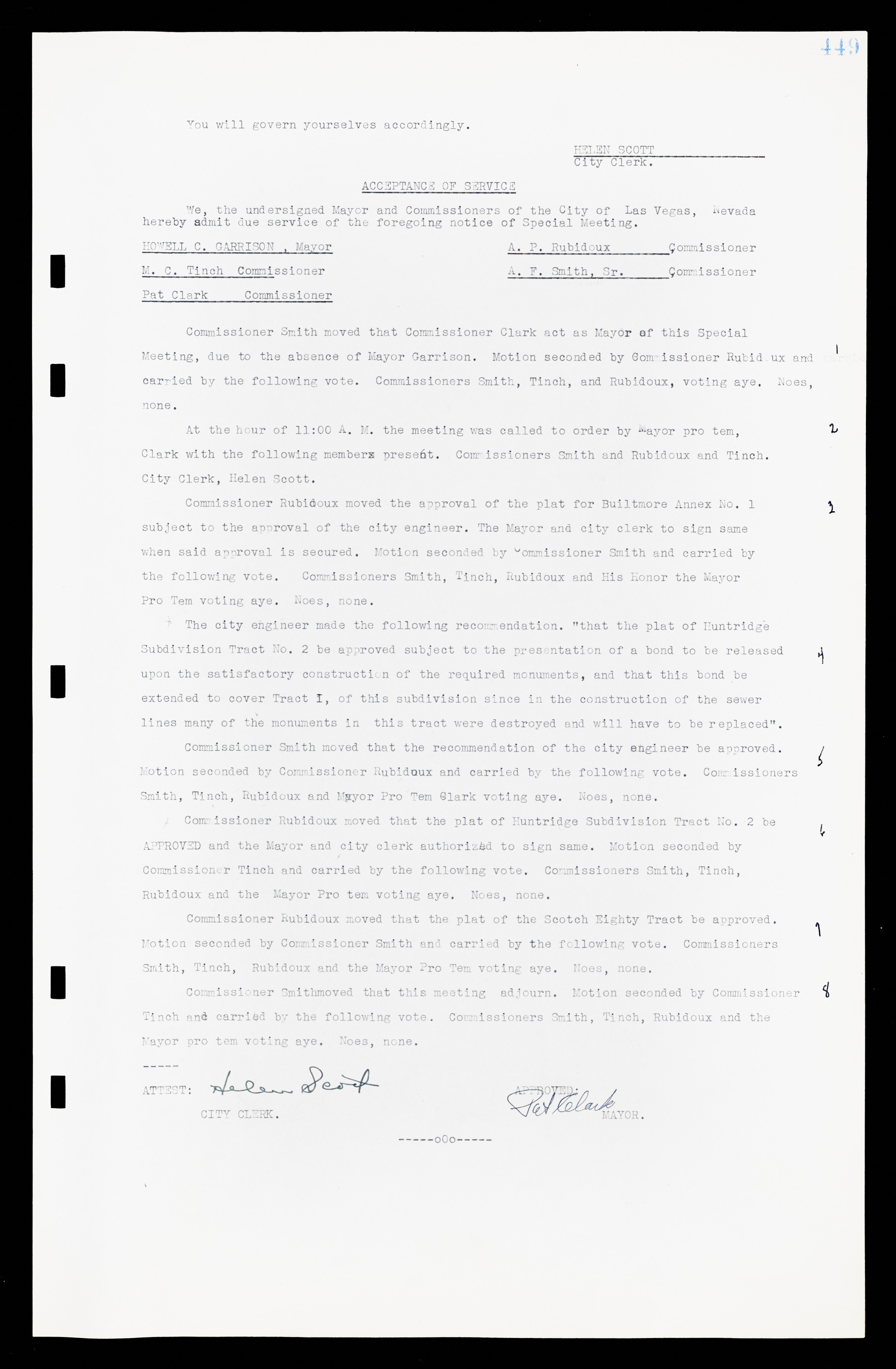 Las Vegas City Commission Minutes, February 17, 1937 to August 4, 1942, lvc000004-477