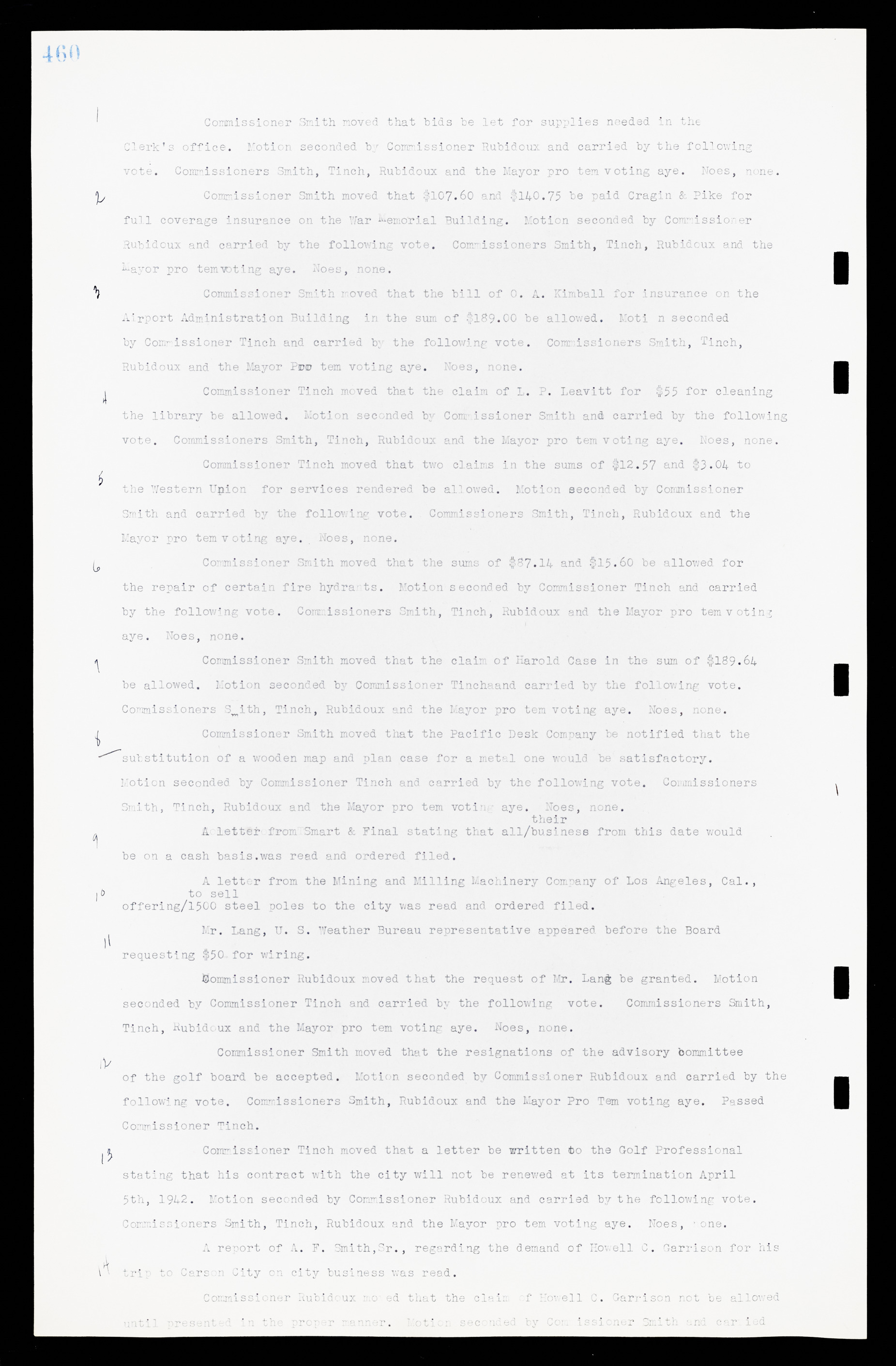 Las Vegas City Commission Minutes, February 17, 1937 to August 4, 1942, lvc000004-488