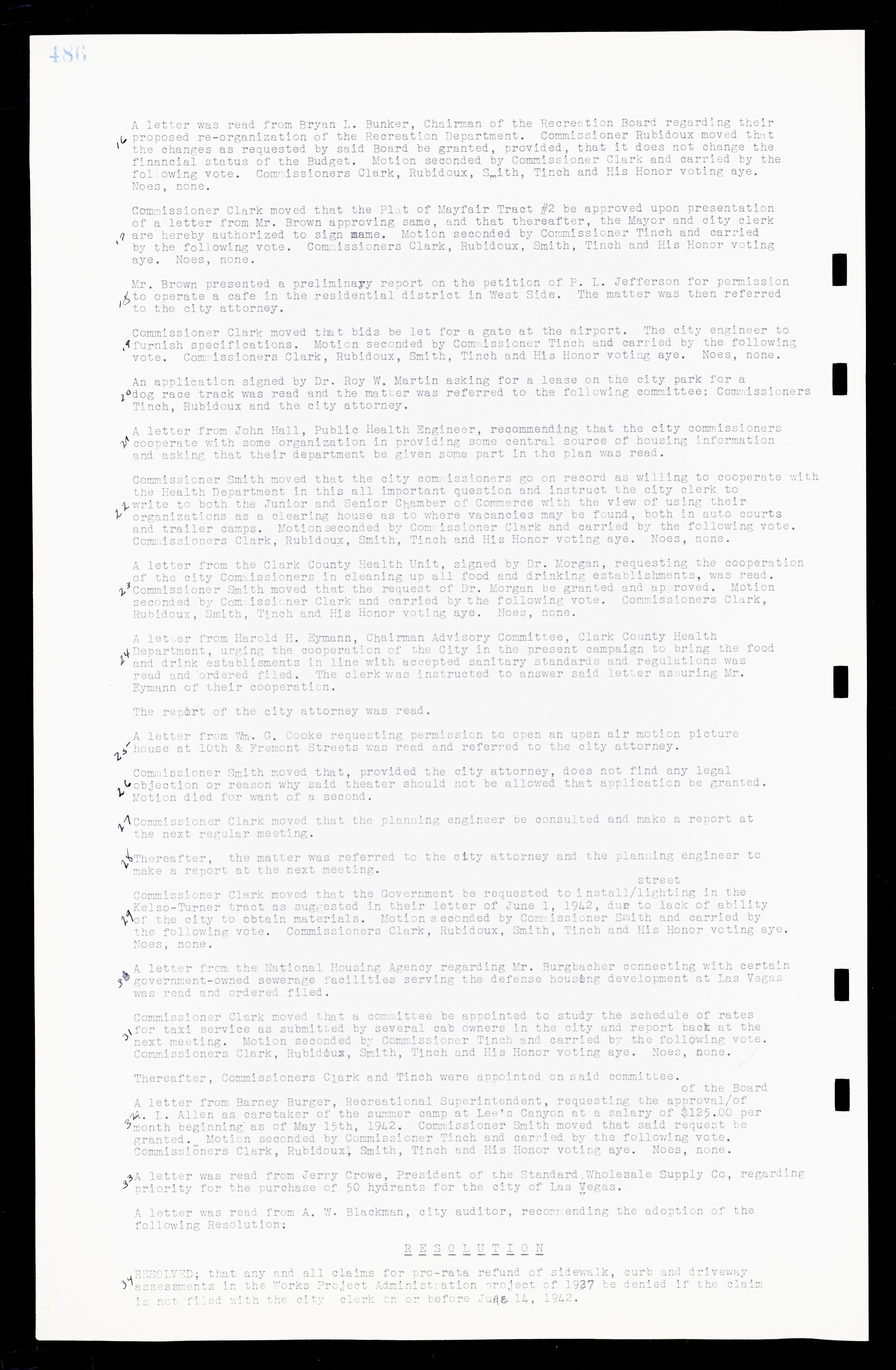Las Vegas City Commission Minutes, February 17, 1937 to August 4, 1942, lvc000004-514