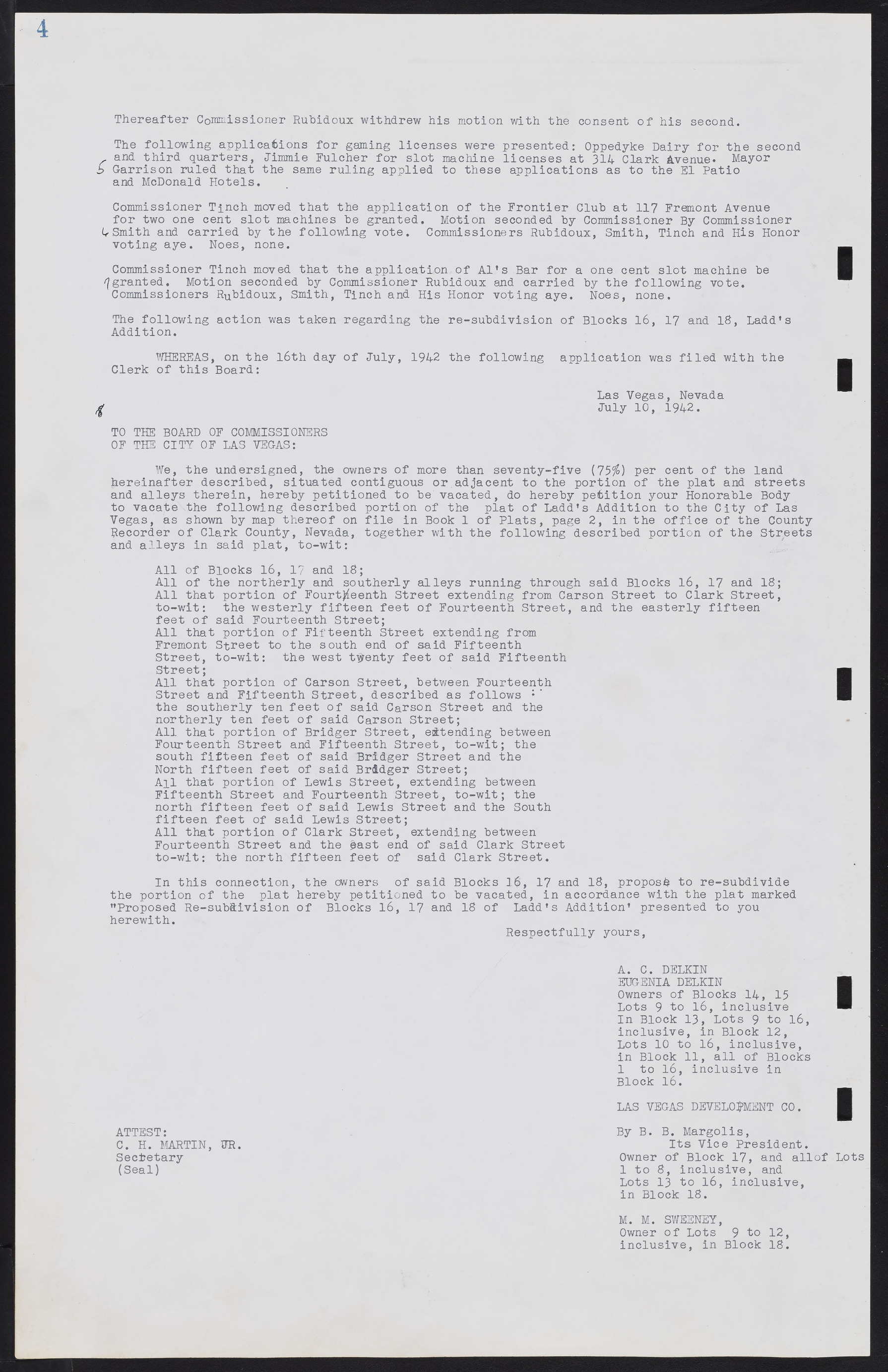 Las Vegas City Commission Minutes, August 11, 1942 to December 30, 1946, lvc000005-12