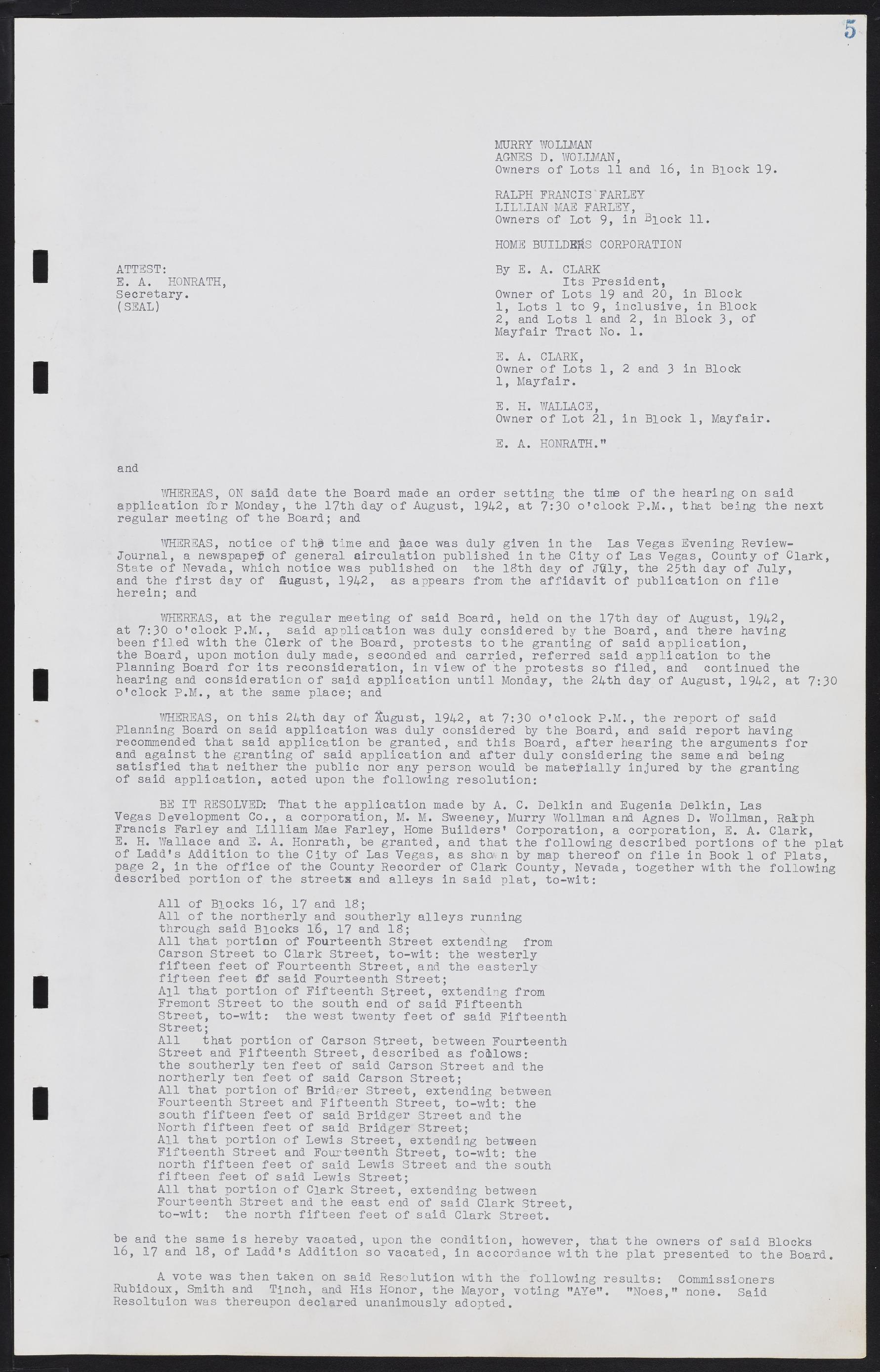 Las Vegas City Commission Minutes, August 11, 1942 to December 30, 1946, lvc000005-13