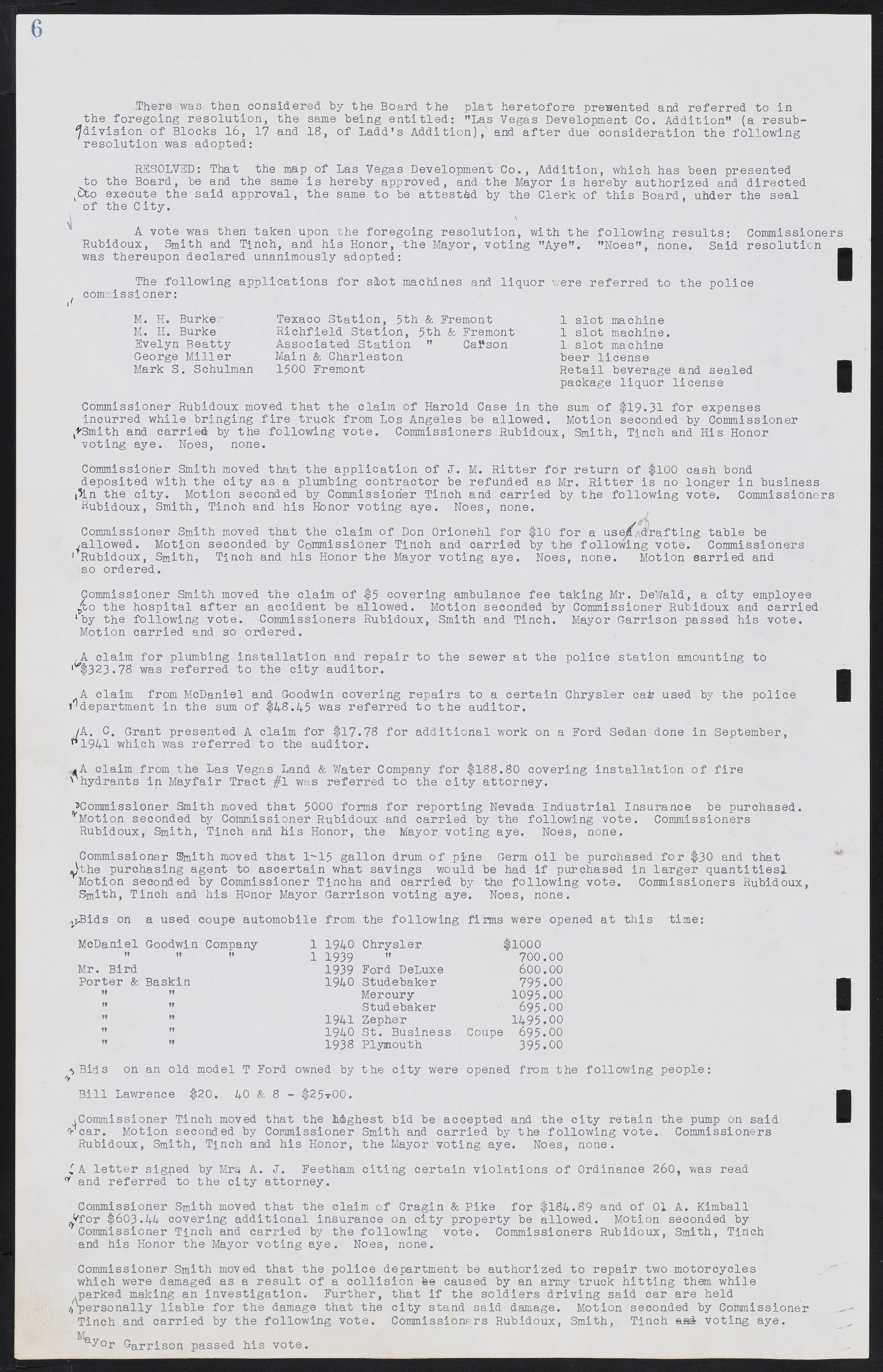 Las Vegas City Commission Minutes, August 11, 1942 to December 30, 1946, lvc000005-14