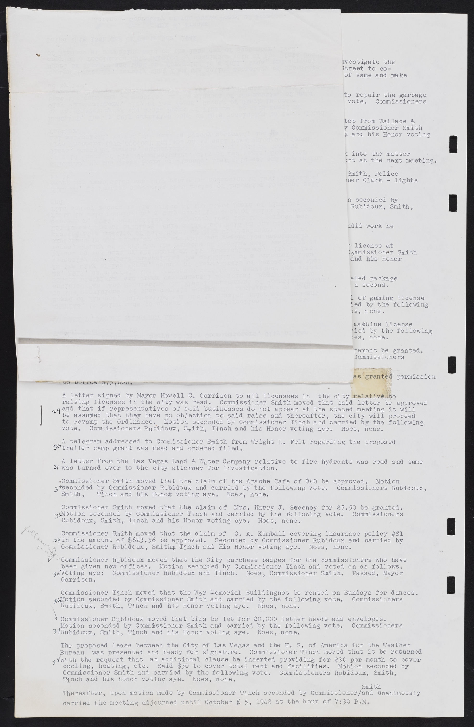Las Vegas City Commission Minutes, August 11, 1942 to December 30, 1946, lvc000005-25