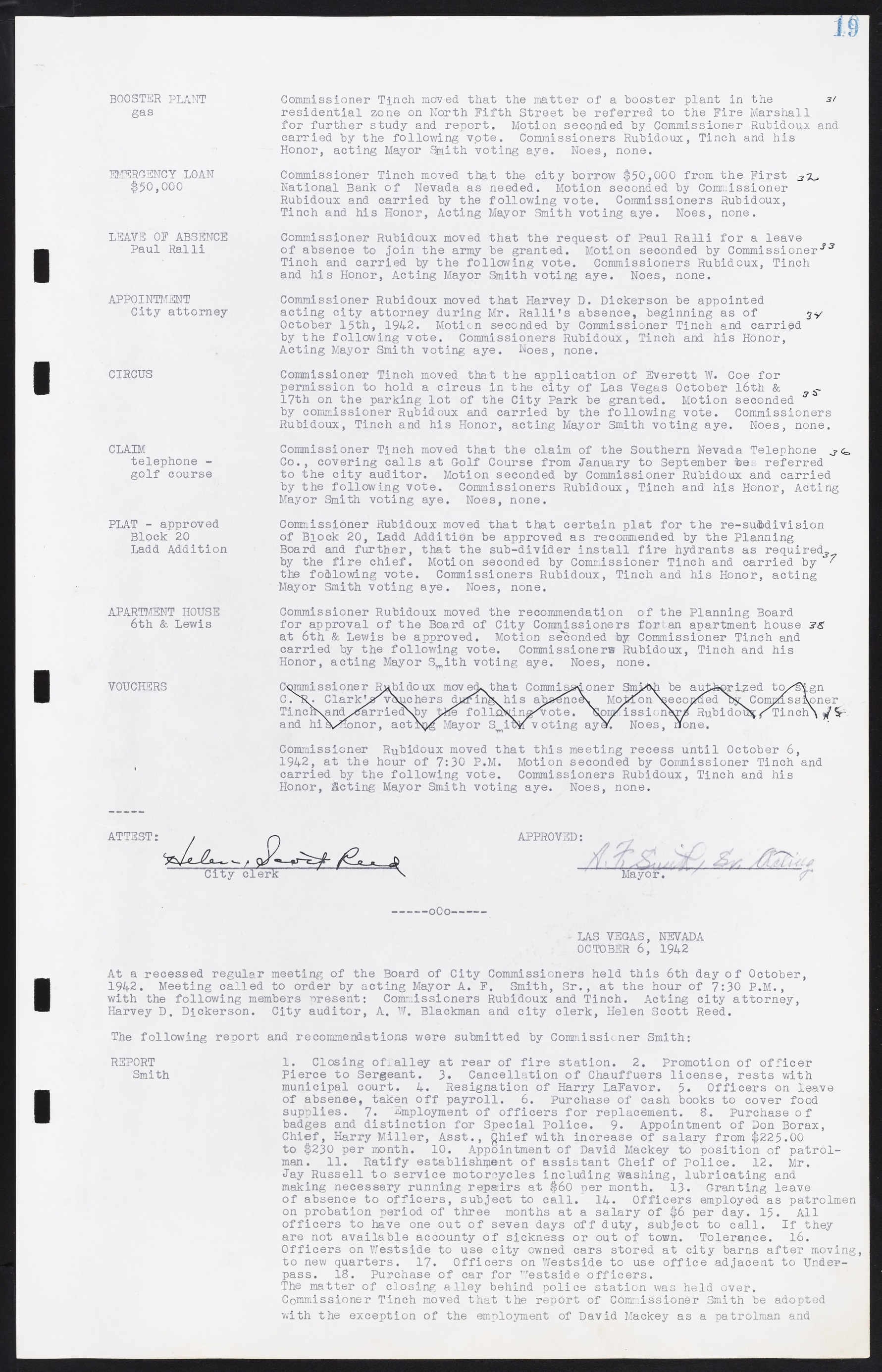 Las Vegas City Commission Minutes, August 11, 1942 to December 30, 1946, lvc000005-28