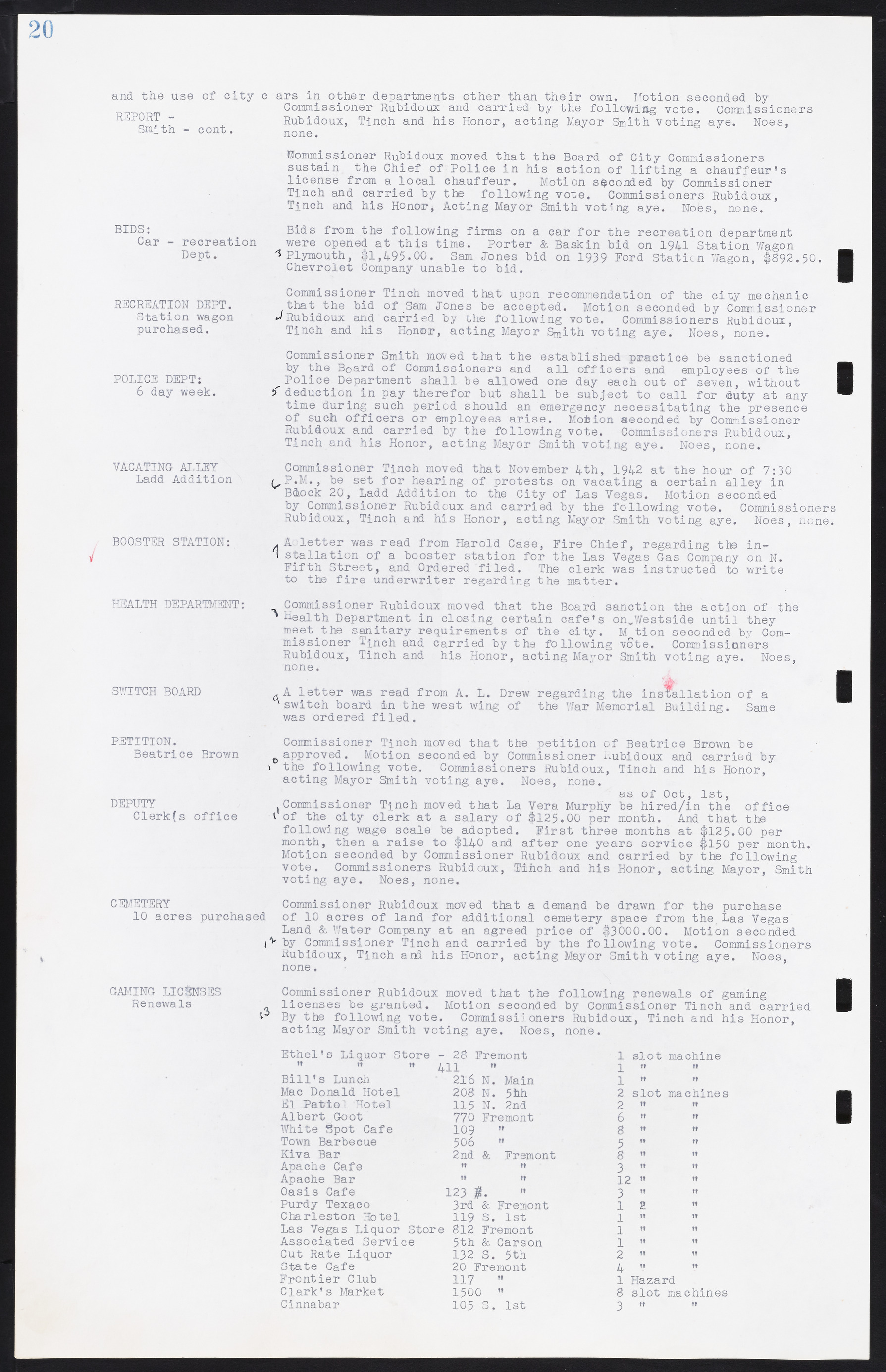 Las Vegas City Commission Minutes, August 11, 1942 to December 30, 1946, lvc000005-29