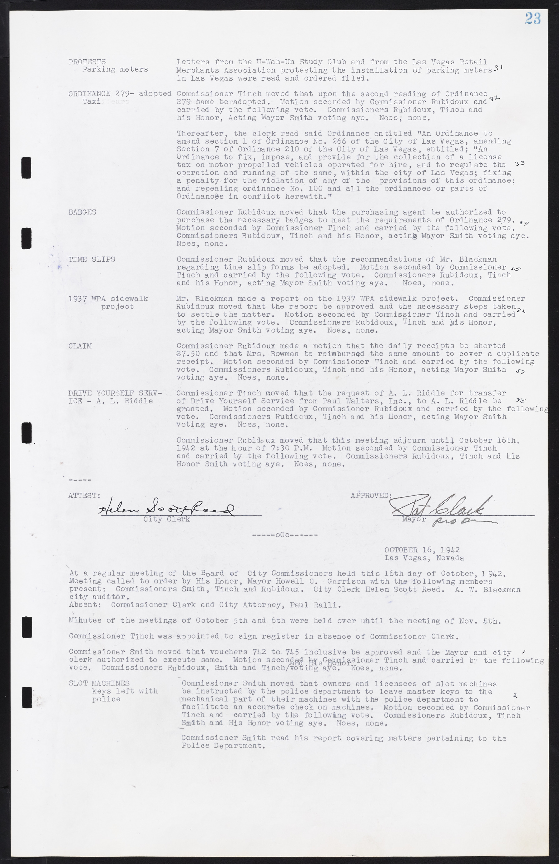 Las Vegas City Commission Minutes, August 11, 1942 to December 30, 1946, lvc000005-32